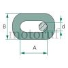 Werkzeug GRANIT Drahtseil, Zubehör und Ketten Ketten DIN 763 - Edelstahlkette / Meterware kurzgliedrig, INOX V4A