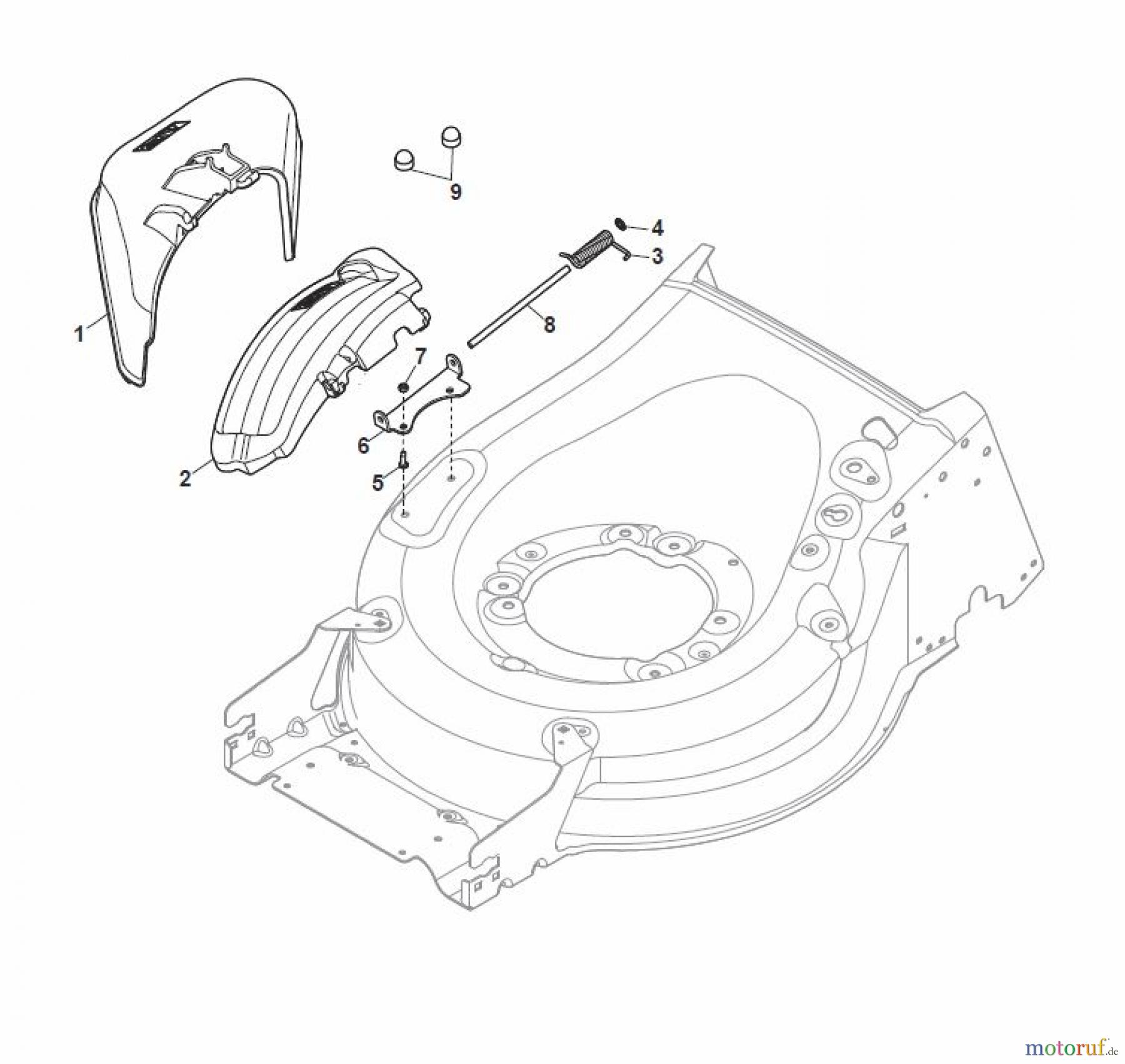  Global Garden Products GGP Rasenmäher Benzin Mit Antrieb 2017 MP1 504 WSQ Ejection-Guard