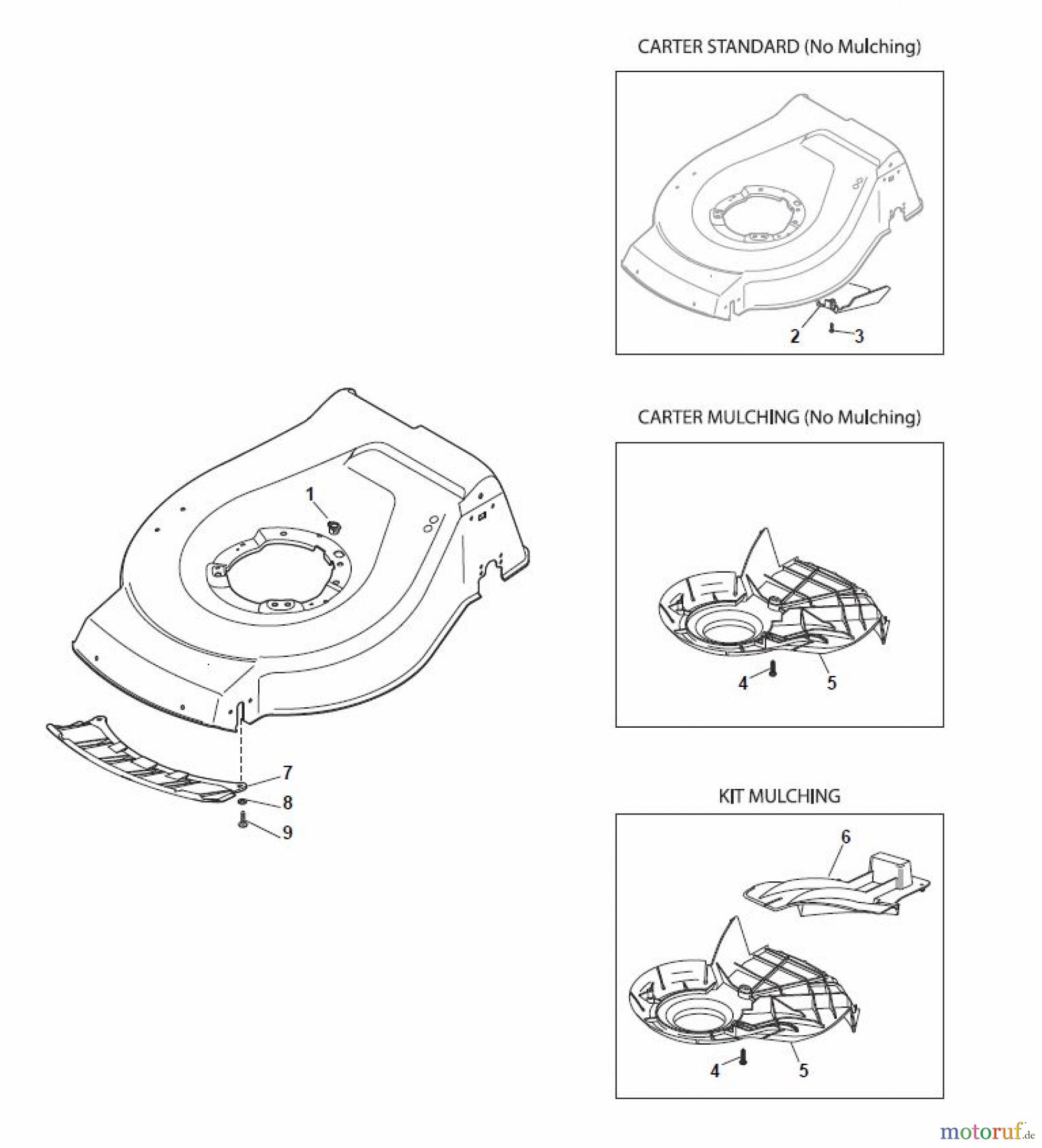 Global Garden Products GGP Rasenmäher Baujahr 2017 Benzin Mit Antrieb 2017 NT 484 TR/E - 484 TRQ/E Protection, Belt