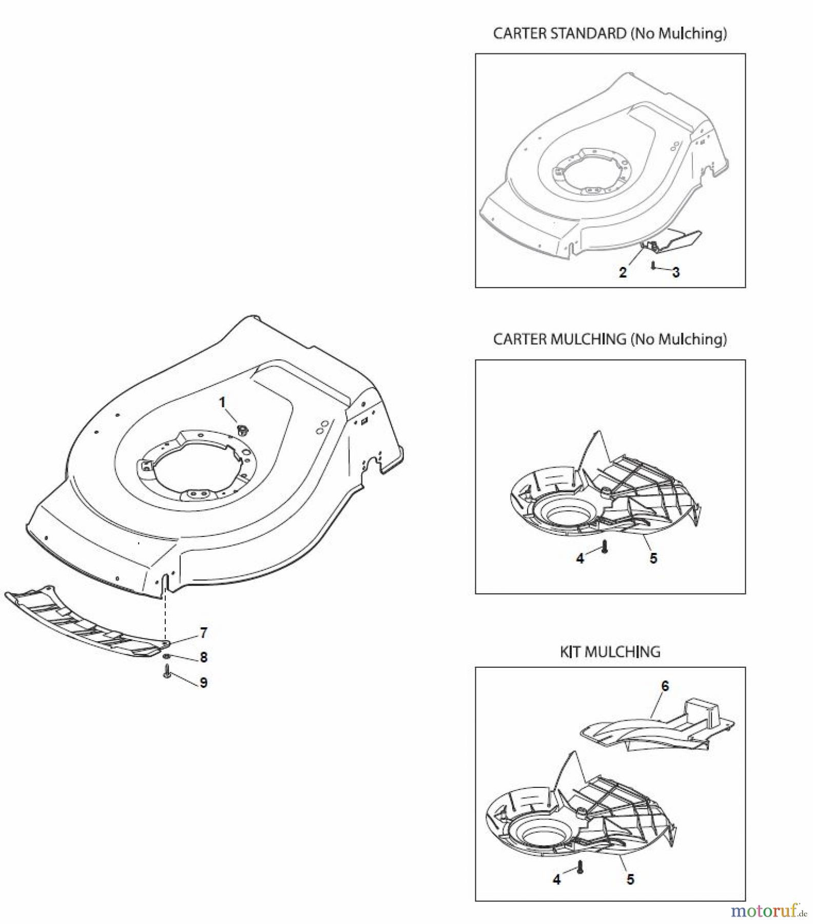  Global Garden Products GGP Rasenmäher Benzin Mit Antrieb 2017 NT 484 W TR 4S - W TRQ 4S Protection, Belt