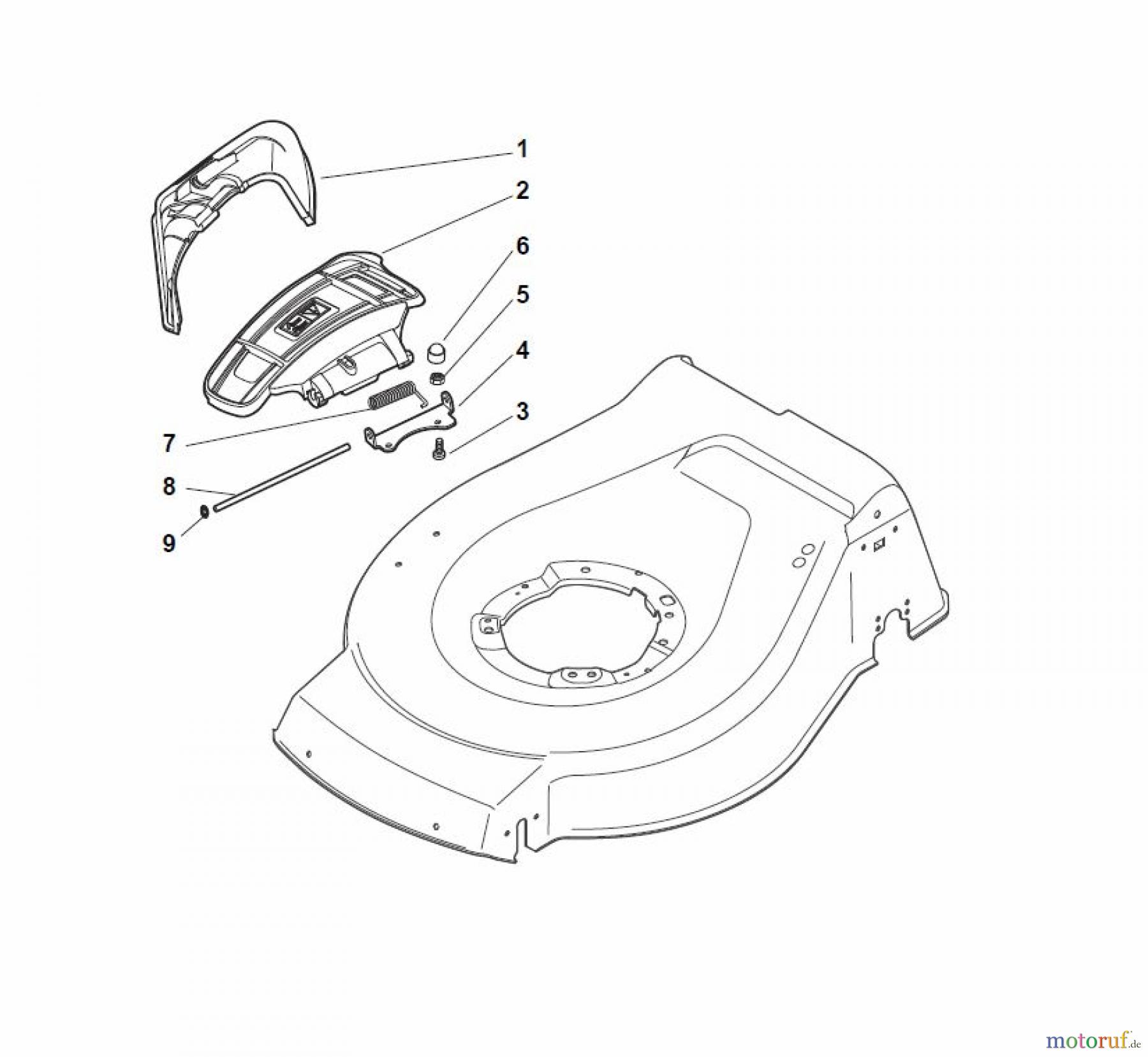  Global Garden Products GGP Rasenmäher Benzin Mit Antrieb 2017 NTL 484 TR/E 4S - TRQ/E 4S Ejection-Guard