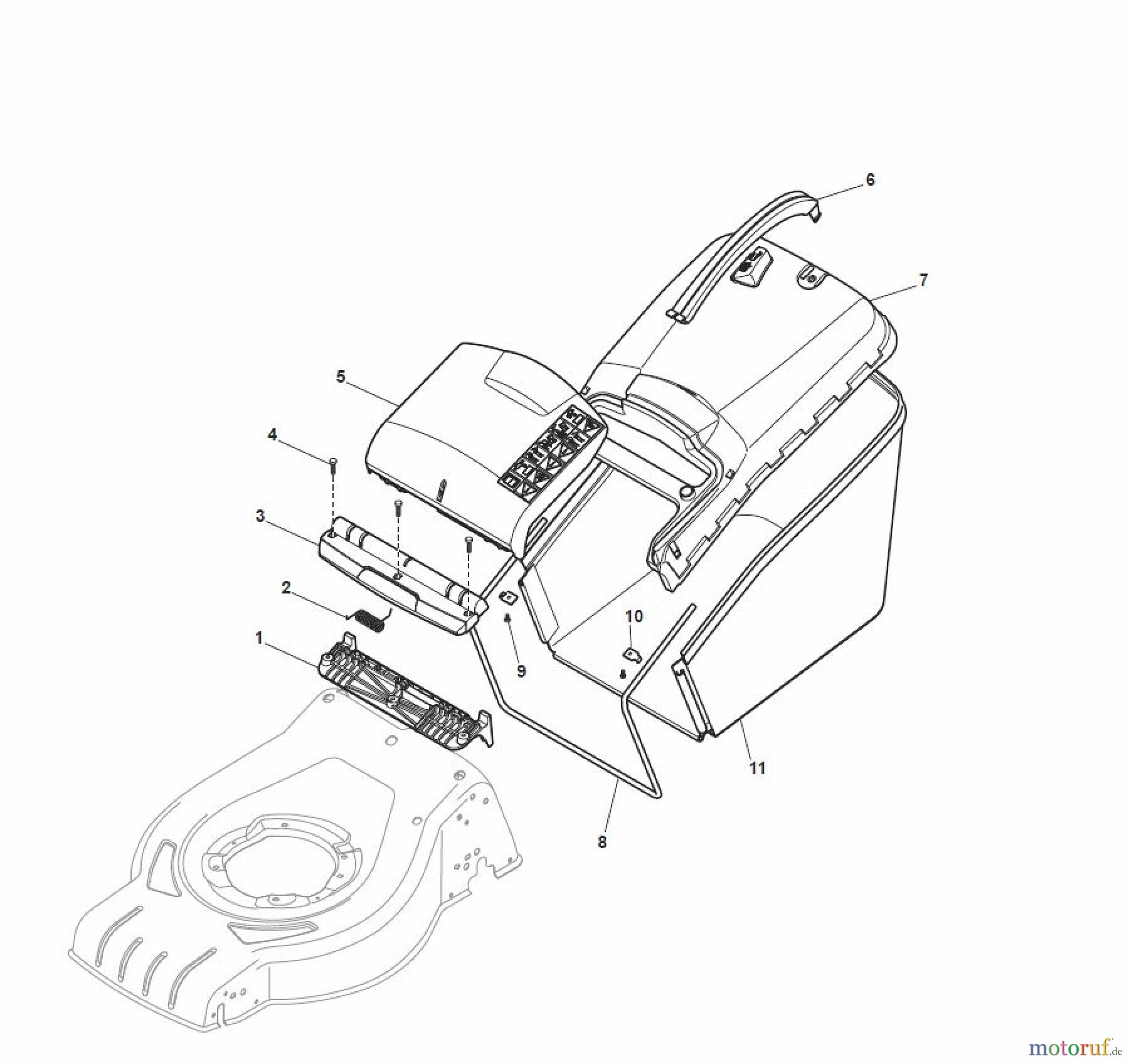 Global Garden Products GGP Rasenmäher Baujahr 2017 Elektro mit Antrieb 2017 CRL-CSL 480 S - CRL-CSL 480 SQ Grass-Catcher
