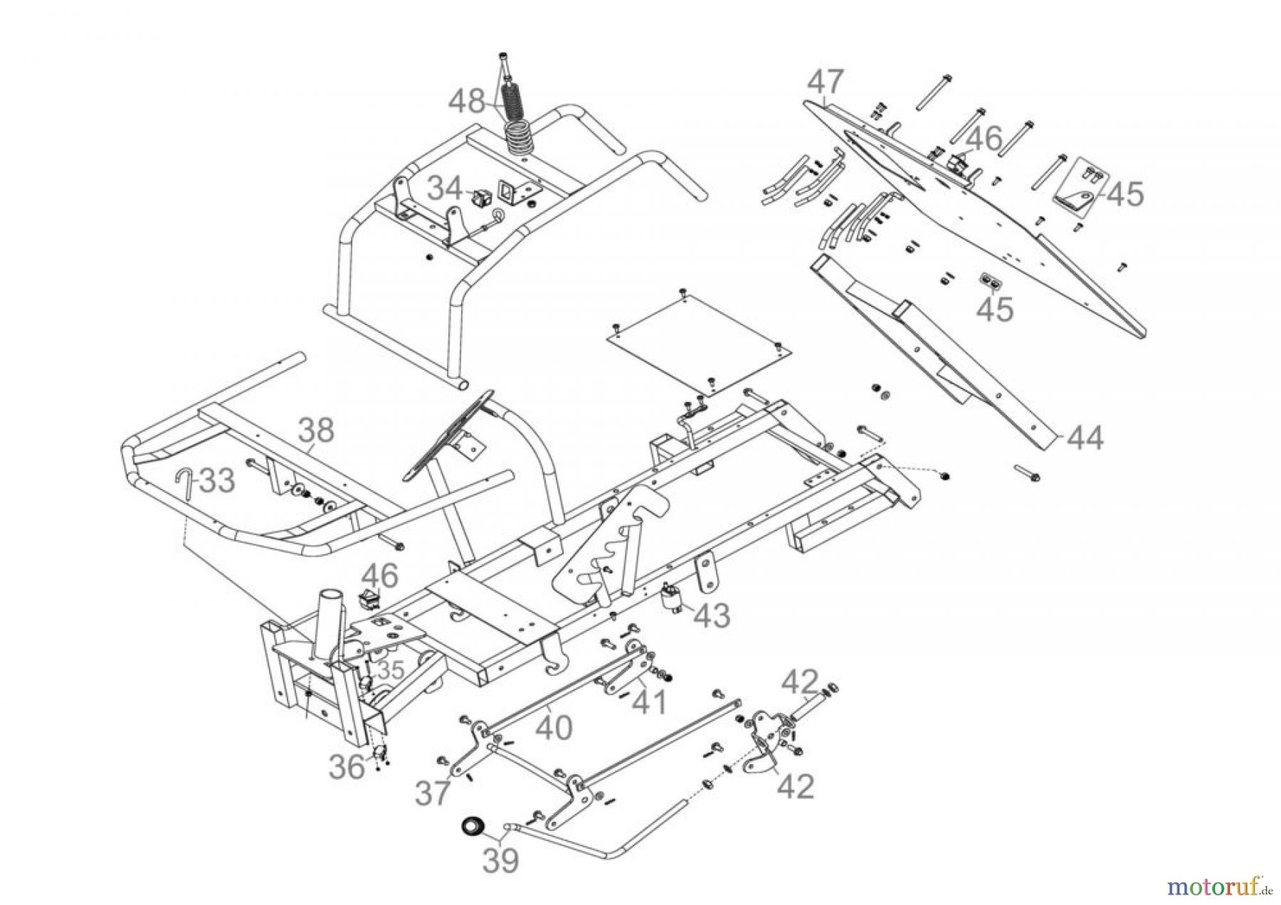  Güde Gartentechnik Rasenmäher Benzin-Rasenmäher Schnittbreite ab 50 cm AUFSITZRASENMÄHER GAR 600 - 95450  FSL95450-03 Seite 3