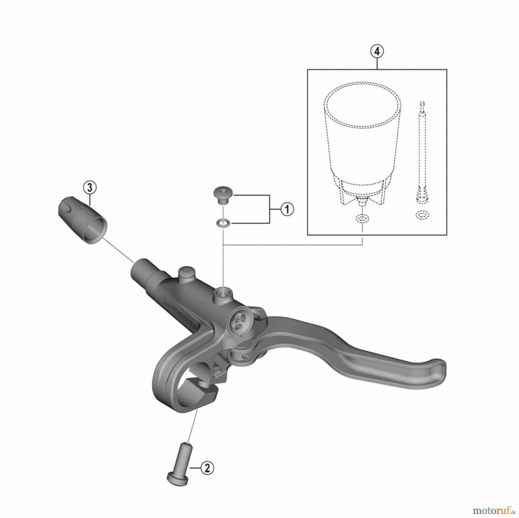  Shimano BL Brake Lever - Bremshebel BL-MT402-3A