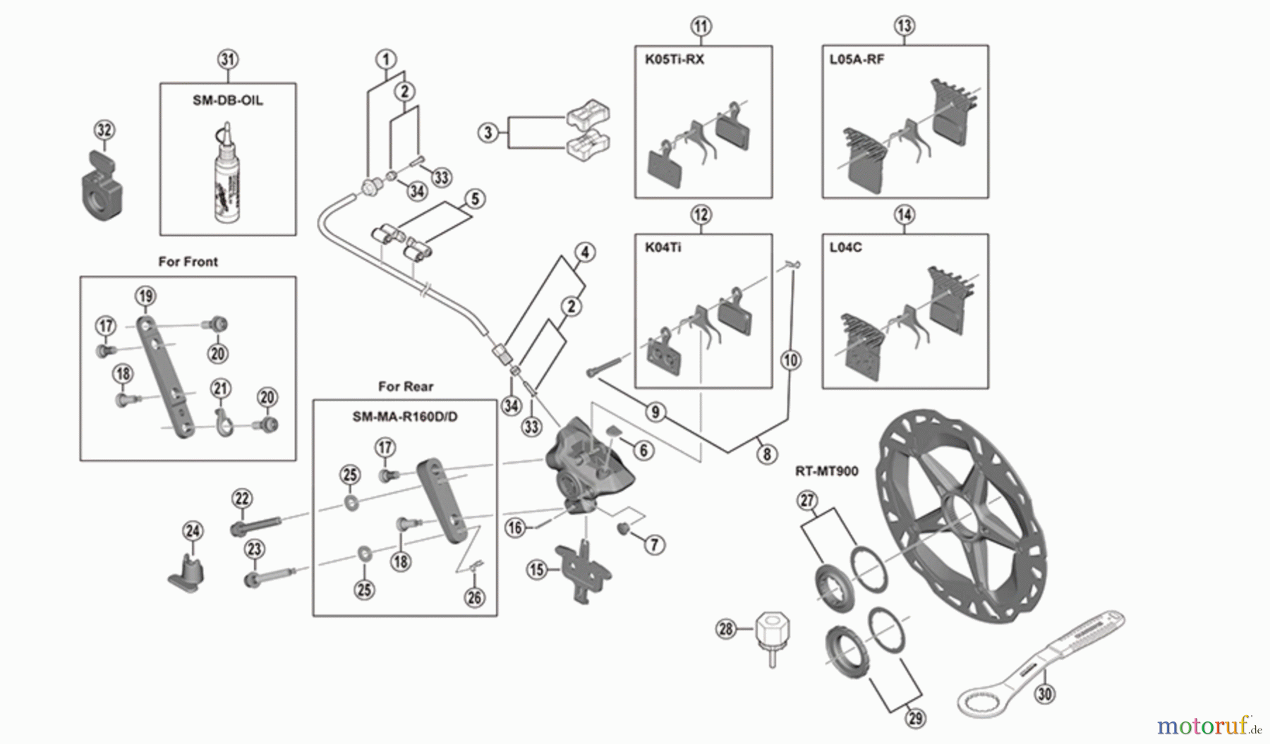  Shimano BR Brake - Bremse BR-R9270 DURA-ACE