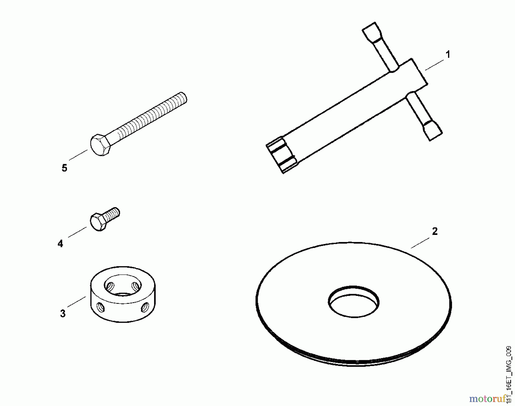  Viking Rasenmäher Benzinrasenmäher MB 505 BS G - Werkzeuge