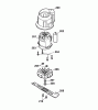 Wolf-Garten HC 37 K 4907007 Serie B (2006) Ersatzteile Messer, Messeraufnahme, Motor