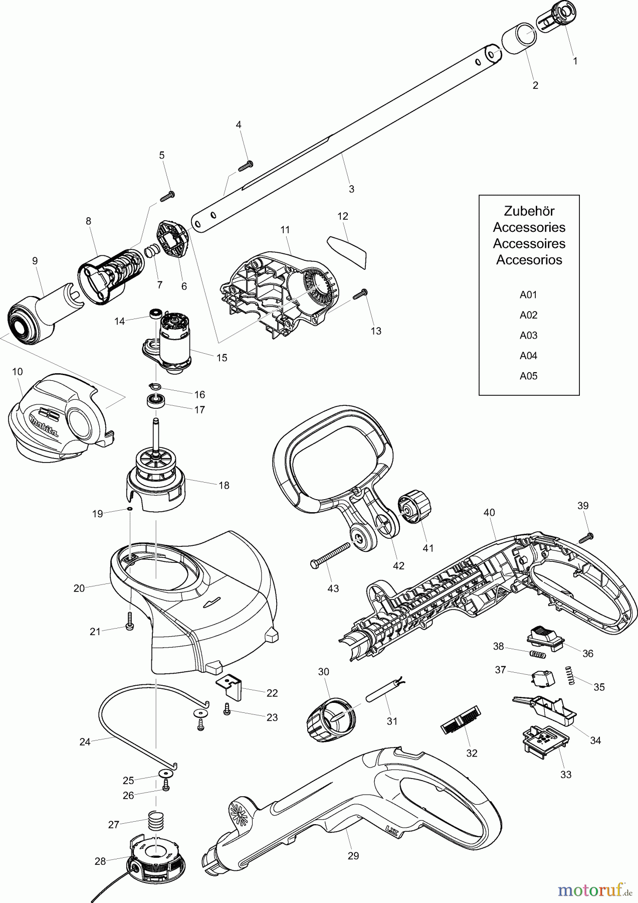 Dolmar Motorsensen & Trimmer Akku AT1827H 1 AT-1827 H