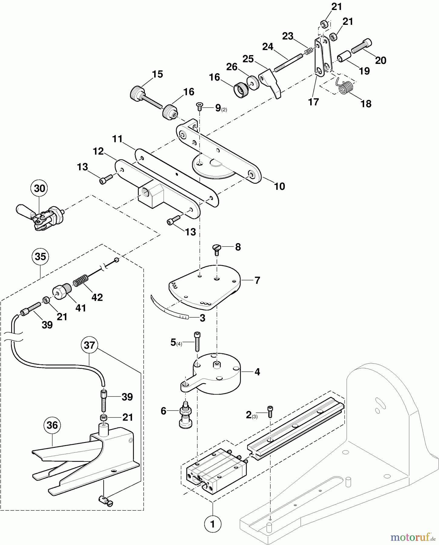  Dolmar Kettenschärfer KS-400 B 3  Schleifkopf