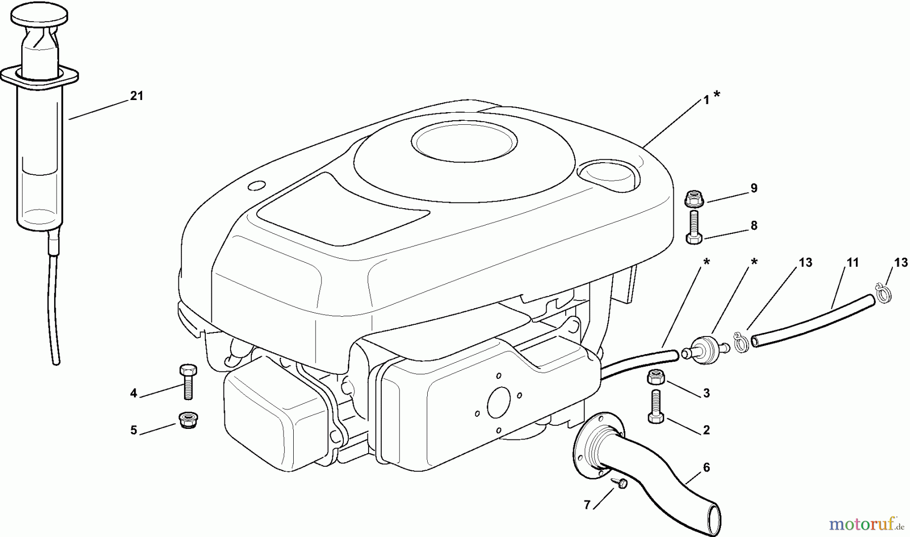  Dolmar Rasentraktoren RM-63.7 RM-63.7 (2007) 5  Motor