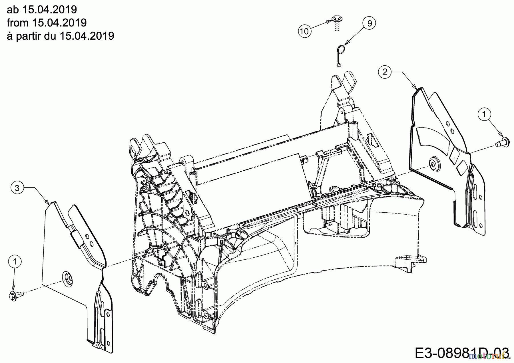  MTD Motormäher mit Antrieb Smart 53 SPO 12B-PCJ6600 (2019) Holmbracketten ab 15.04.2019