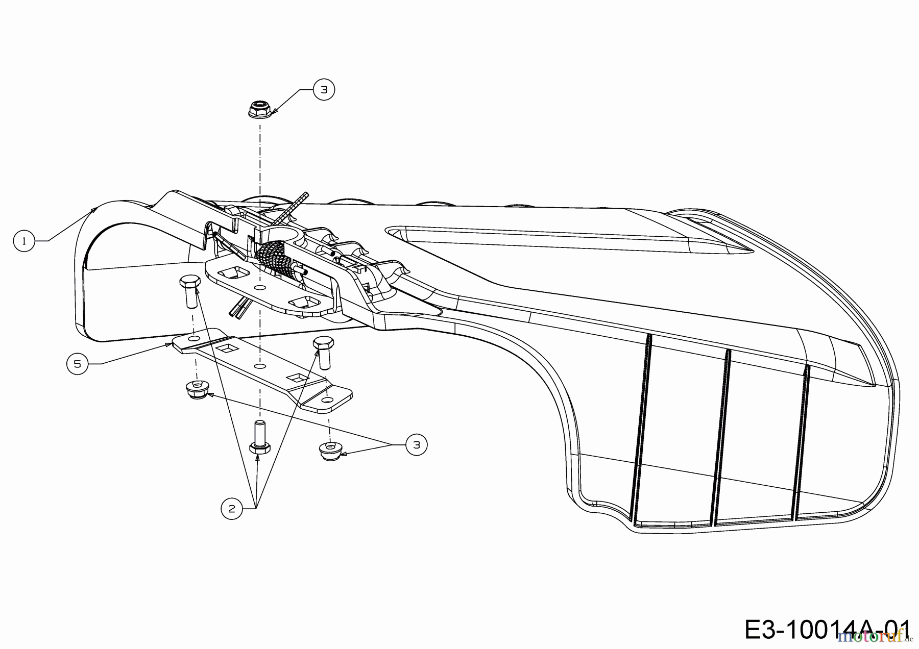  Tigara Rasentraktoren TG 222/117 HBI 13BAA1KT649  (2020) Deflektor