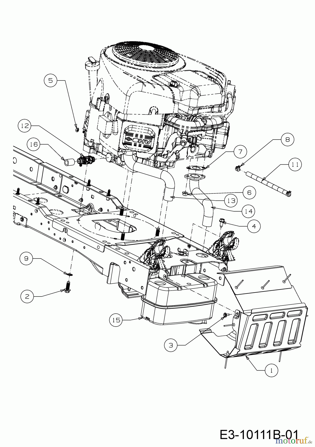  Gartenland Rasentraktoren GL 22.0/106 H 13BAA1KR640  (2020) Motorzubehör