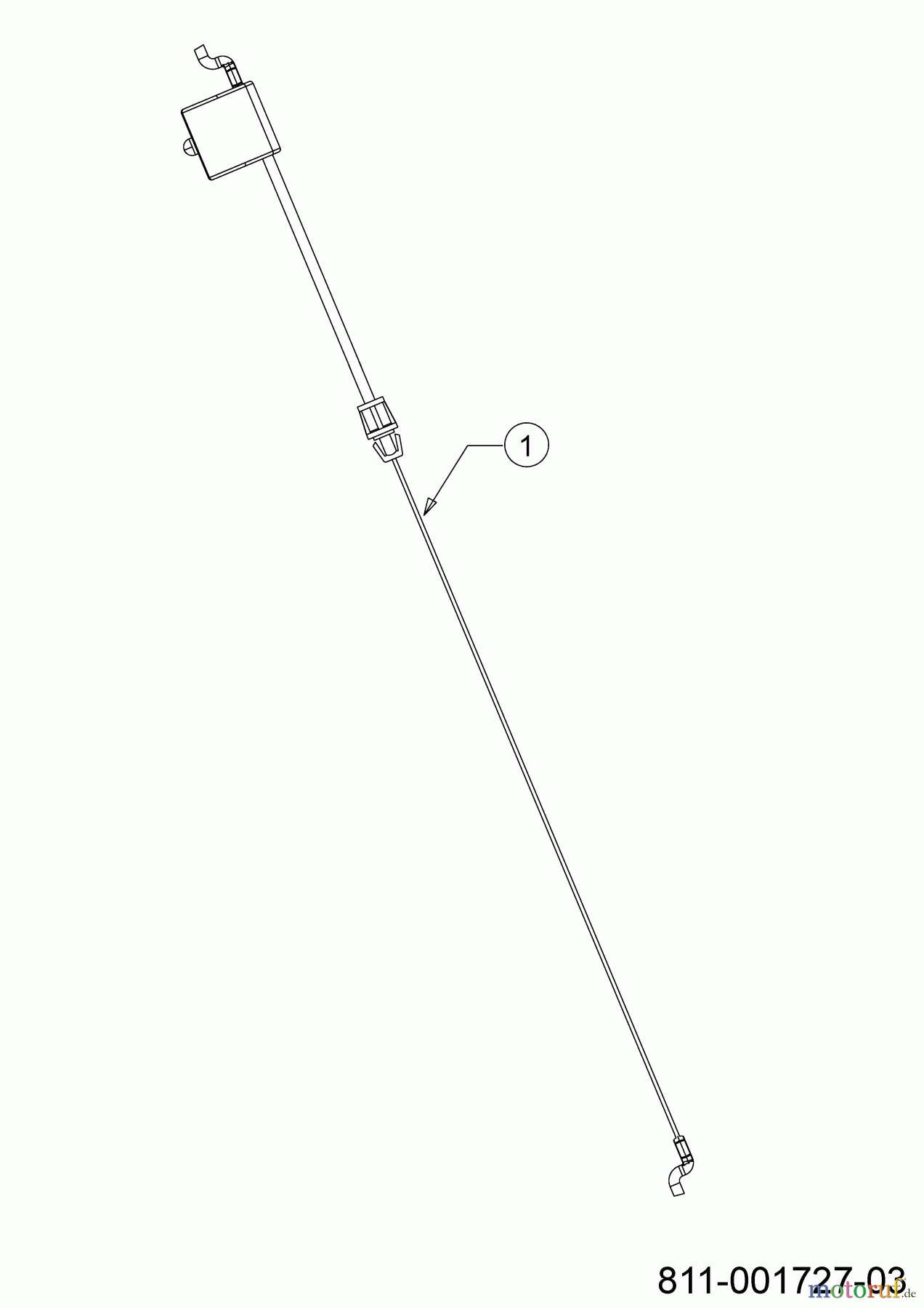 Troy-Bilt Motormäher TB 196 11A-B2ML309 (2023) Bremszug