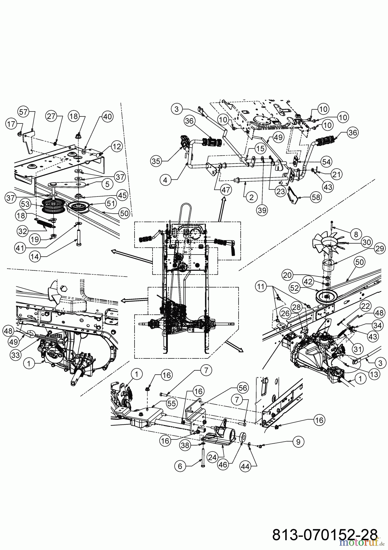  MTD Rasentraktoren Optima LN 200 H 13JT71KN678 (2021) Hydrostat, Keilriemen, Pedale