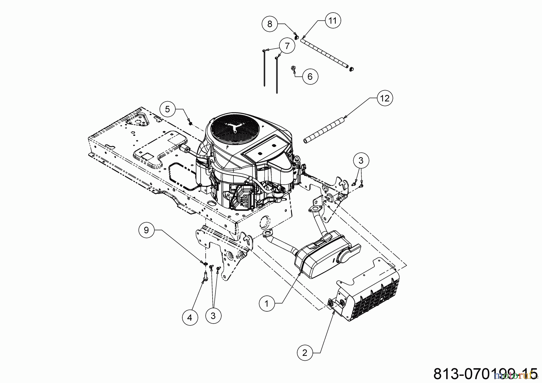  MTD Rasentraktoren LT 107 EXHK 13CG79KG682 (2022) Motorzubehör