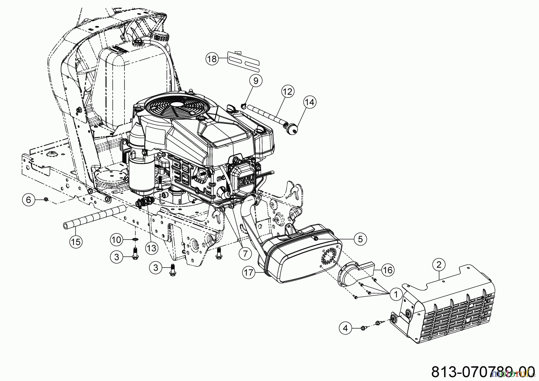  Riwall Rasentraktoren RLT 92 T 13BB765E623 (2021) Motorzubehör