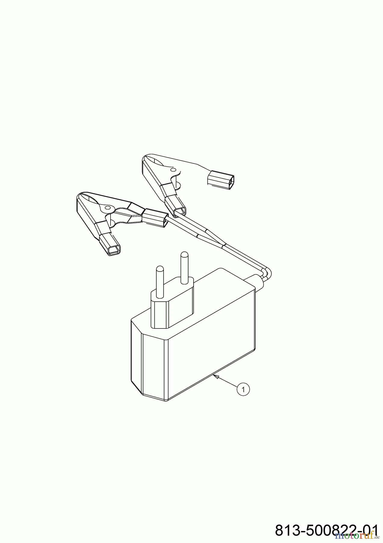  MTD Rasentraktoren Optima LG 200 H 13BJ79KG678 (2021) Batterieladegerät