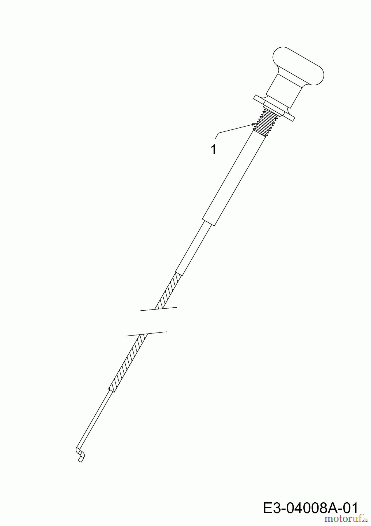 MTD Rasentraktoren SILVERTRAC 107T/175 13AM77SS677 (2023) Chokezug