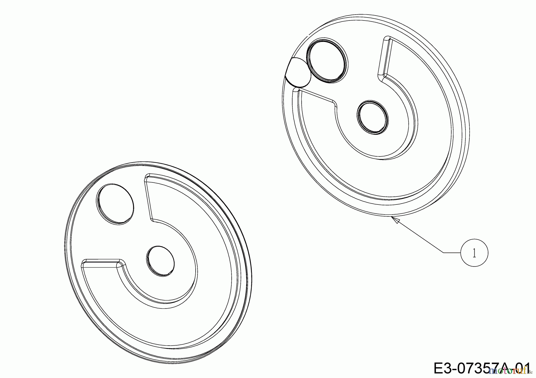 Cub Cadet Motormäher mit Antrieb LM2 DR46ES 12BCTQS7603 (2019) Radabdeckungen