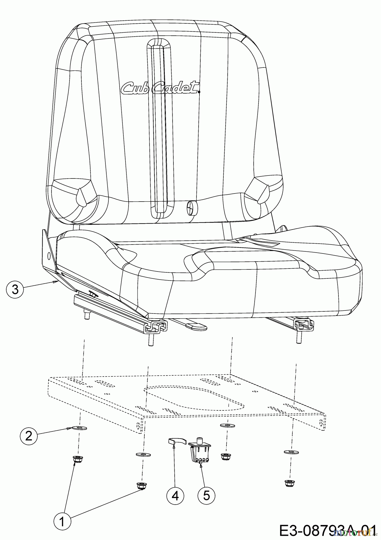  Cub Cadet Zero Turn XZ2 117I 17AWCBYT603  (2019) Sitz