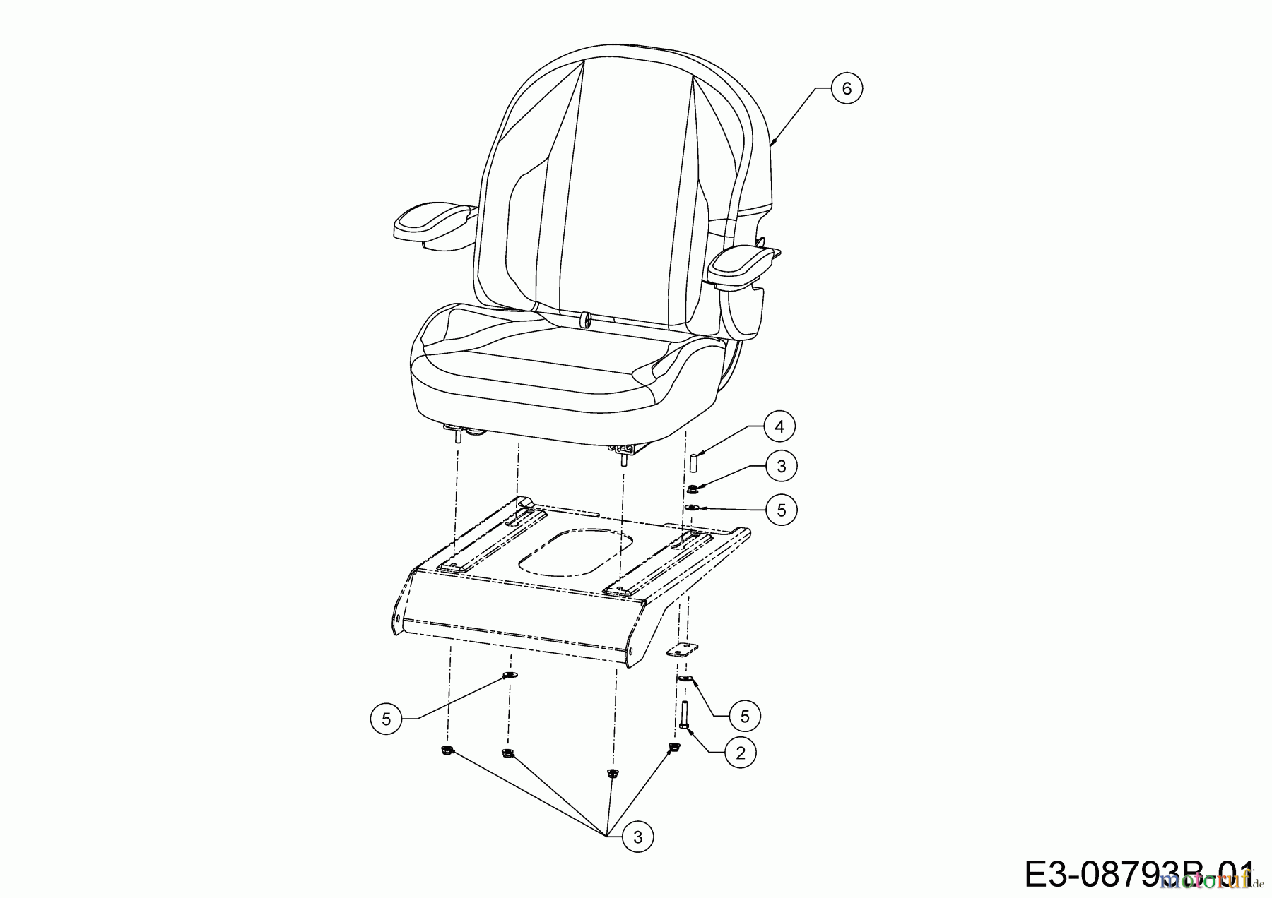  Cub Cadet Zero Turn XZ5 L107 17AAEACS603 (2021) Sitz