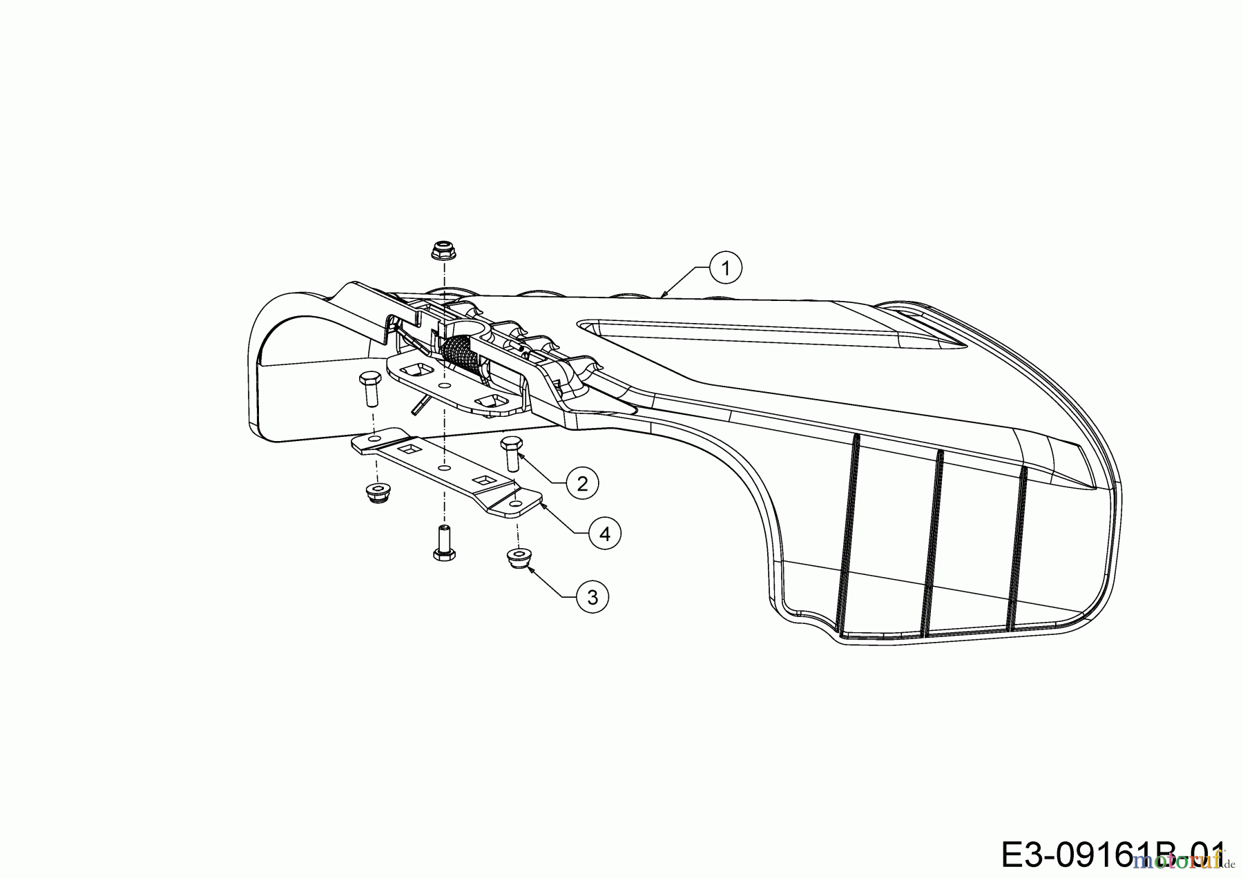  Cub Cadet Zero Turn XZ5 L107 17BAEACS603 (2022) Deflektor