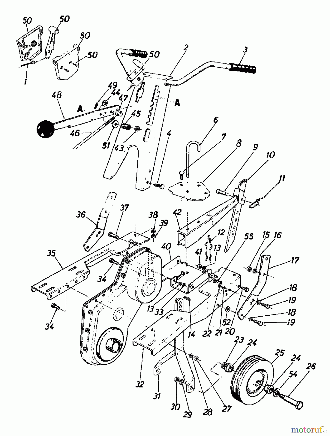  MTD Motorhacken DELUXE LD 218-3860  (1988) Grundgerät