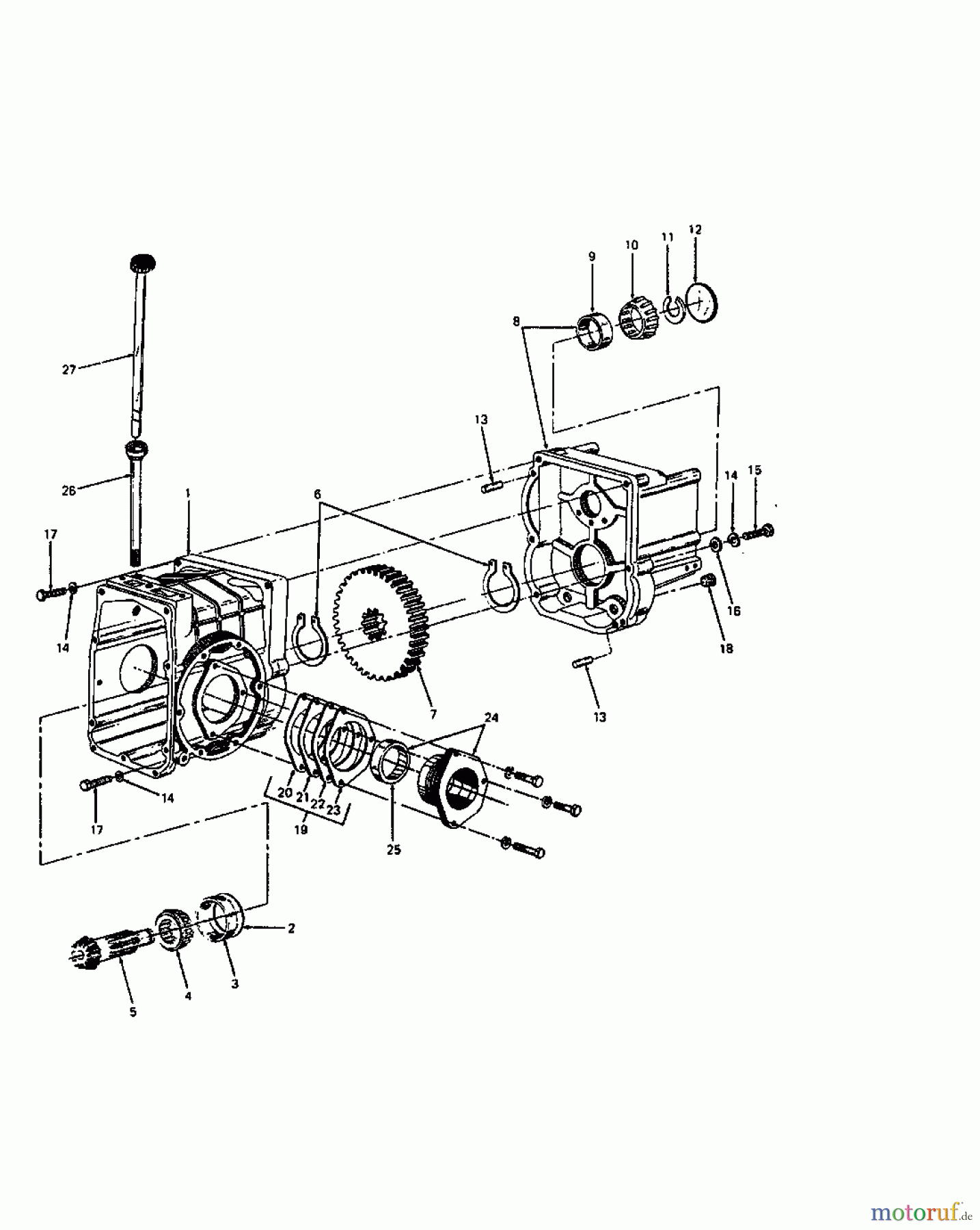 Cub Cadet Kompakttraktoren 1772 1772 (1989) Getriebe