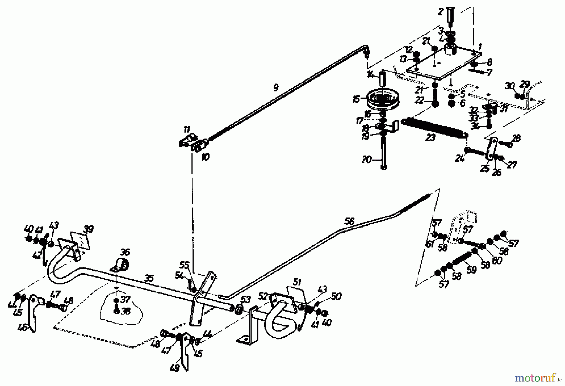  Gutbrod Rasentraktoren Sprint 800 E 02840.05  (1988) Pedale