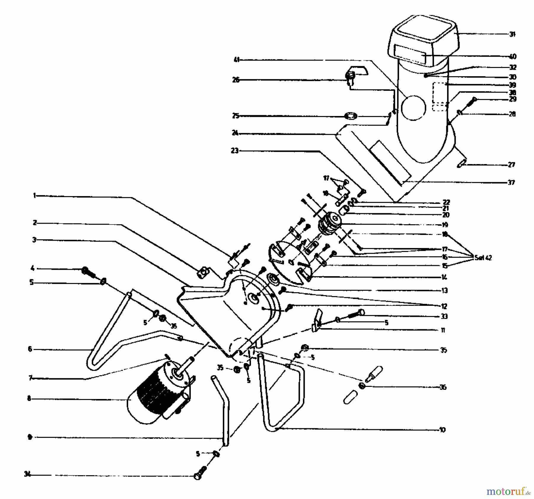 Gutbrod Häcksler GAE 18 04002.04 (1990) Grundgerät