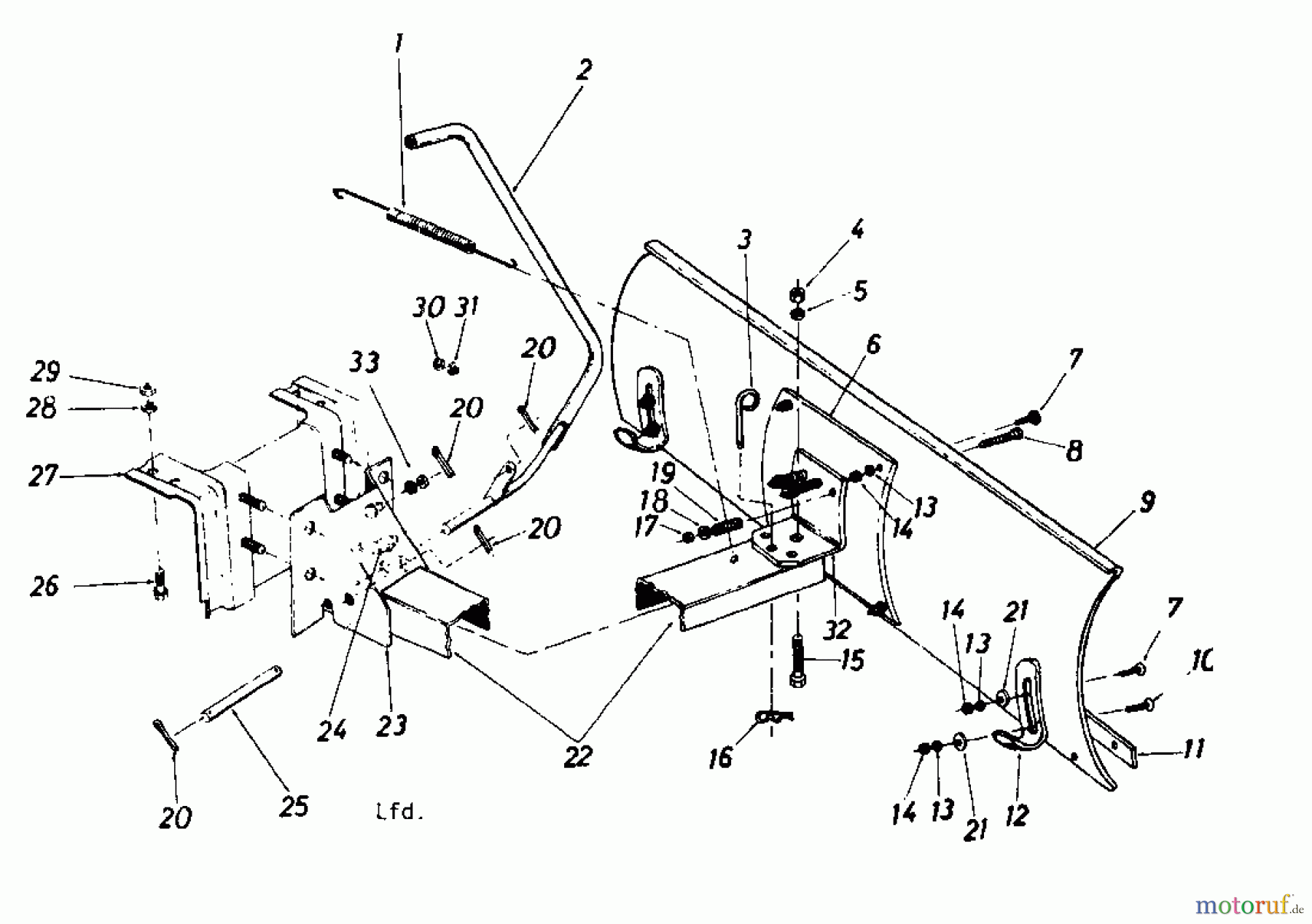  MTD Zubehör Zubehör Garten- und Rasentraktoren Räumschild für 300 Serie (42