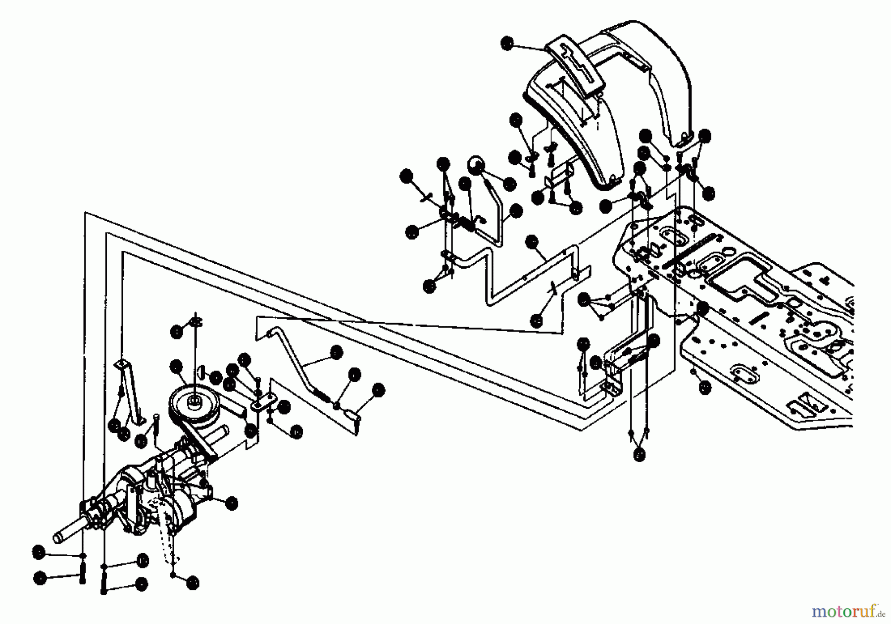  Gutbrod Rasentraktoren RSB 80-10 04015.09  (1993) Getriebe