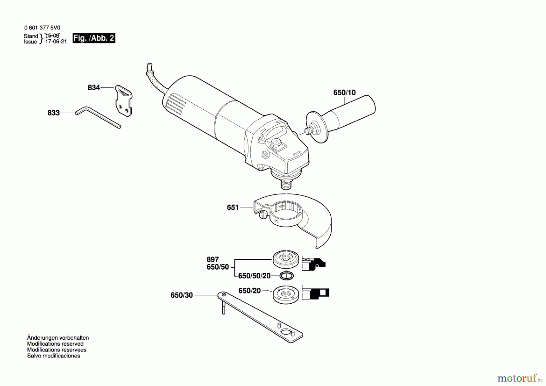  Bosch Werkzeug Winkelschleifer GWS 780 C Seite 2