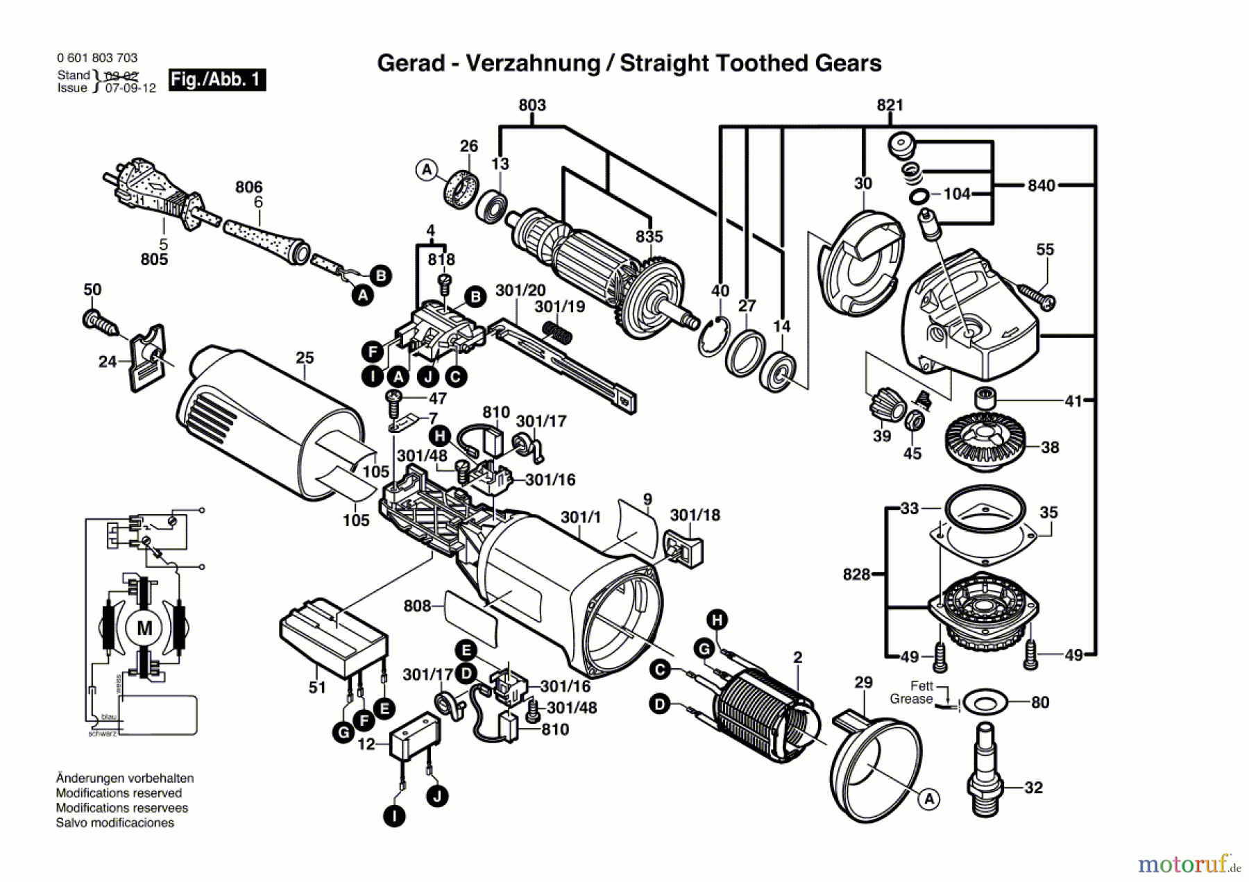 Bosch Werkzeug Winkelschleifer GWS 10-125CE Seite 1