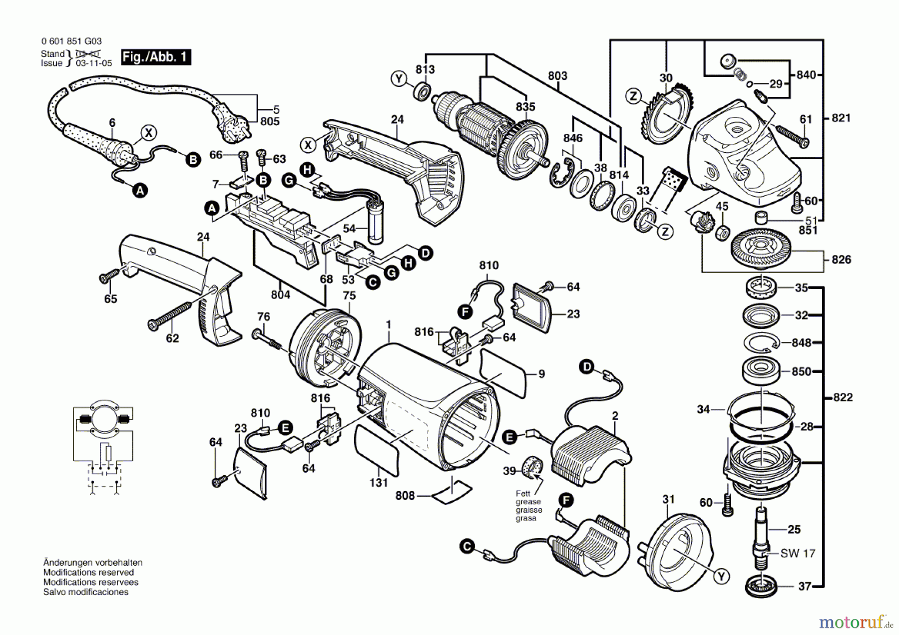  Bosch Werkzeug Winkelschleifer GWS 21-180 JHV Seite 1
