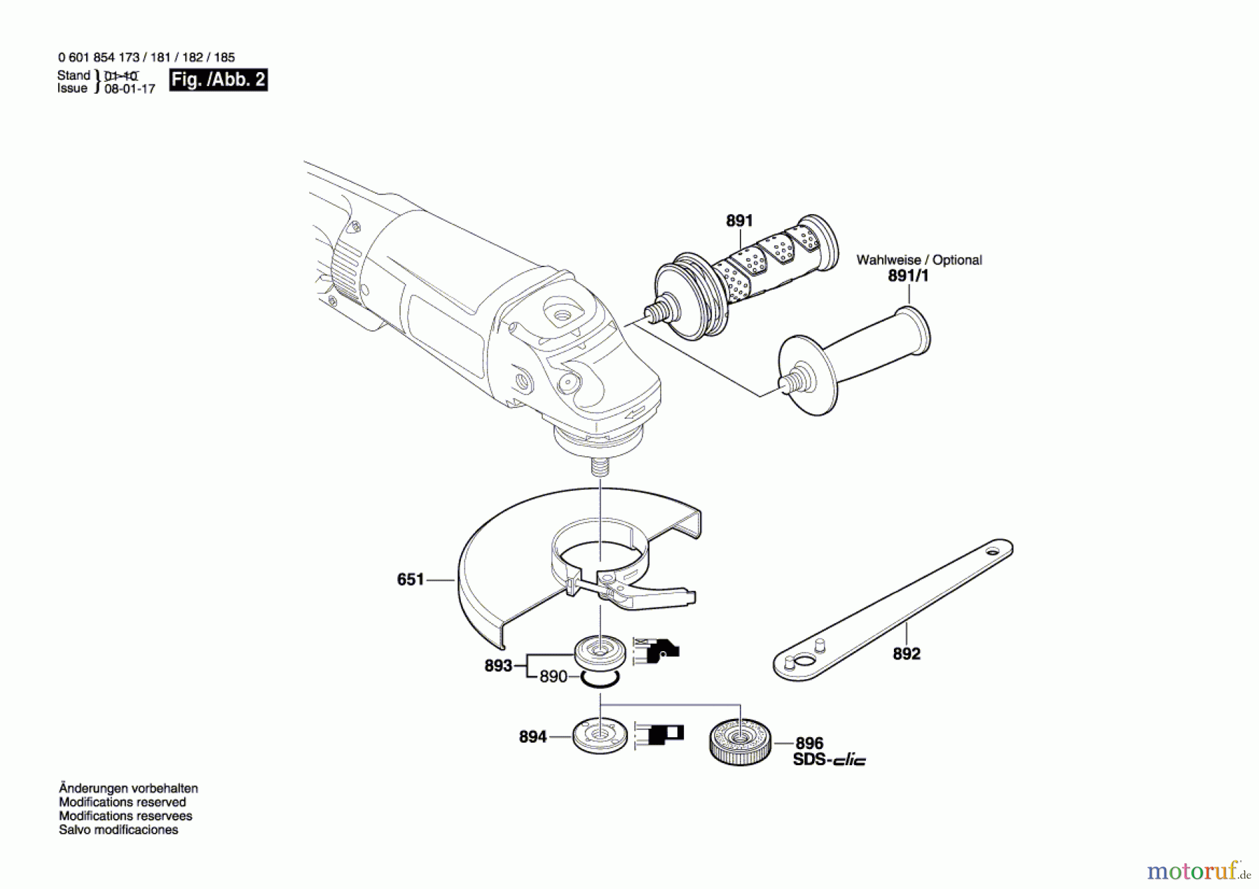  Bosch Werkzeug Winkelschleifer GWS 24-230 B Seite 2
