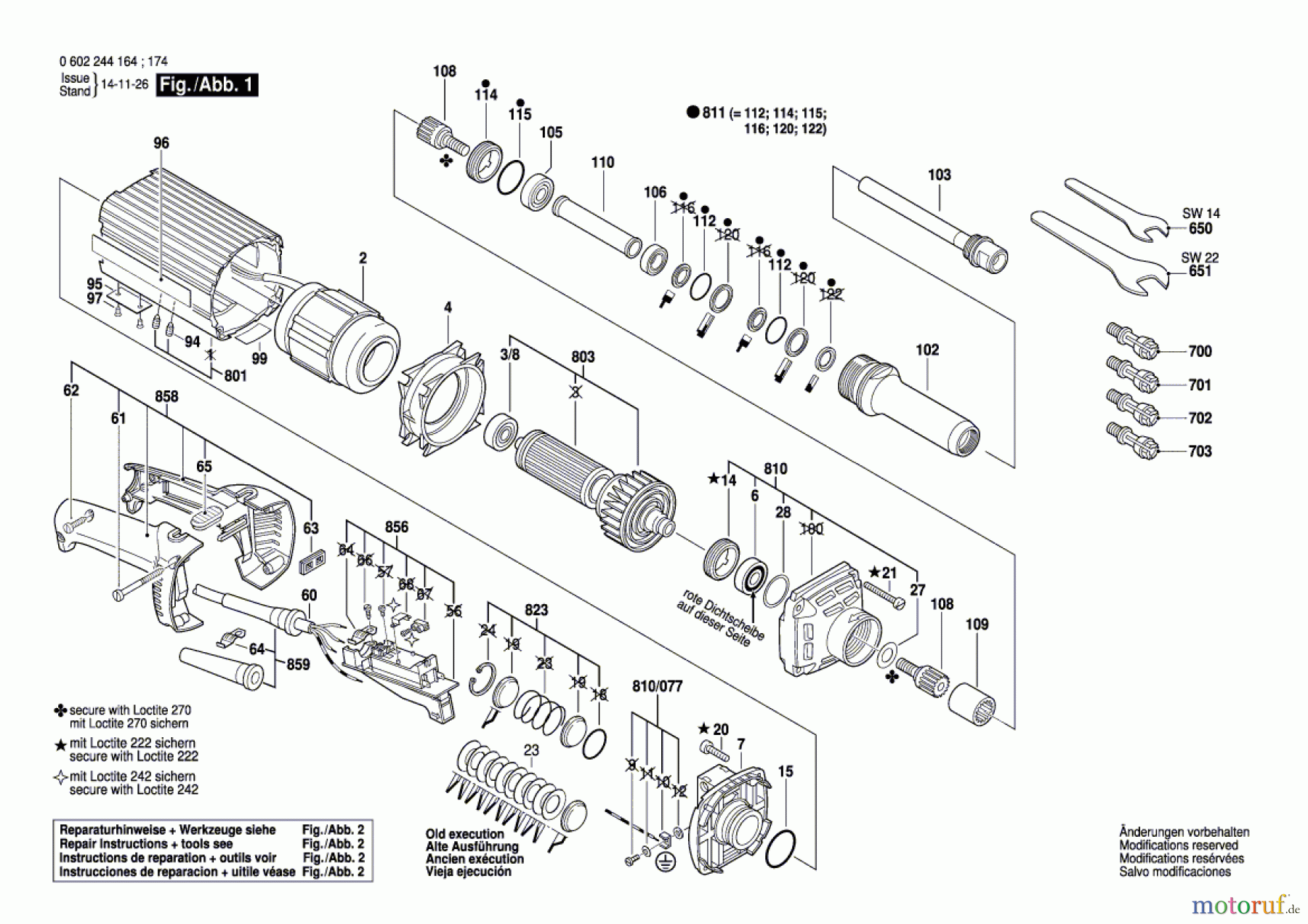  Bosch Werkzeug Hf-Geradschleifer ---- Seite 1