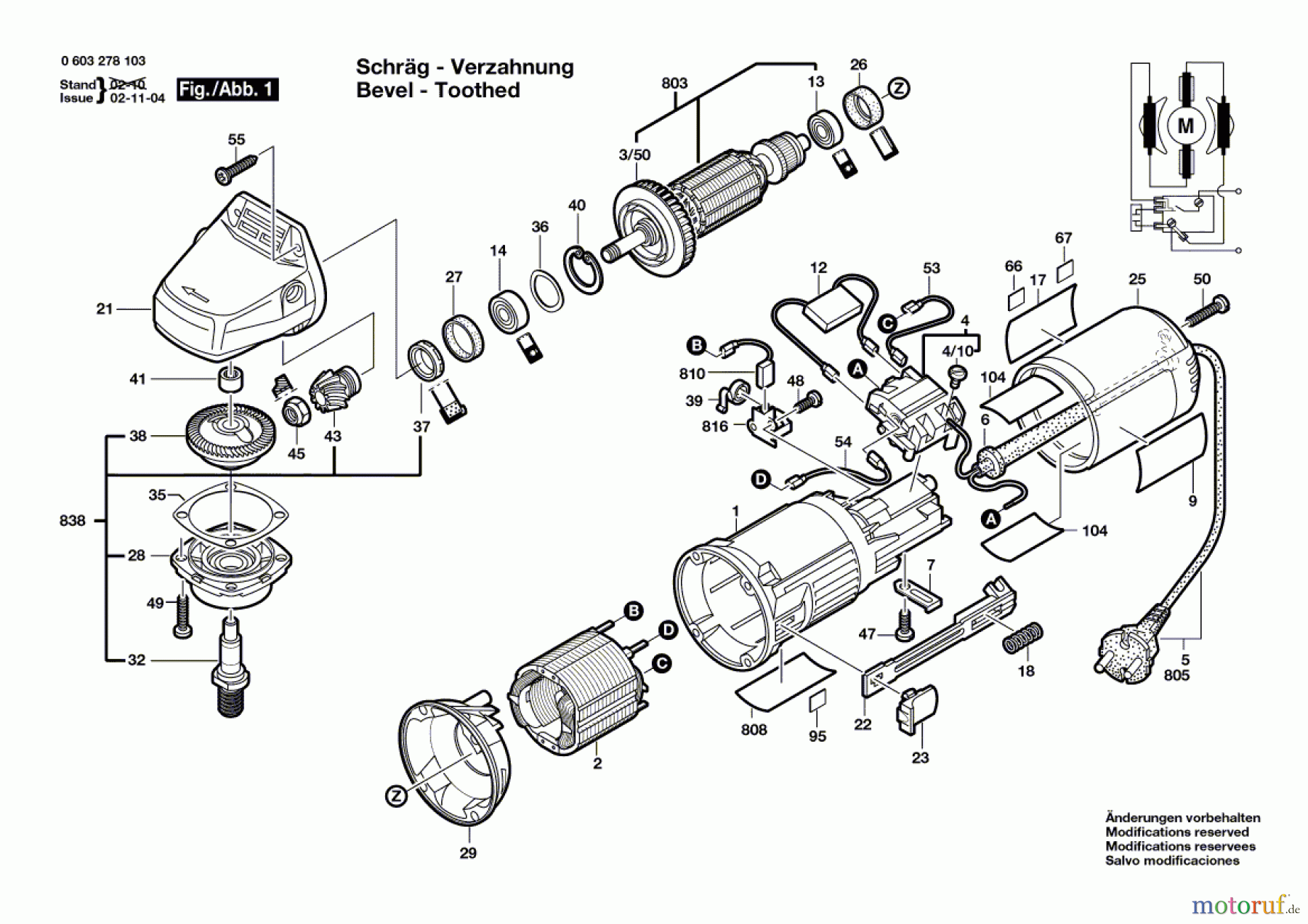  Bosch Werkzeug Winkelschleifer PWS 5-115 Seite 1