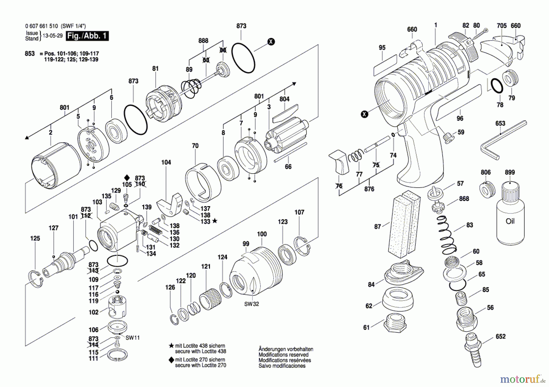  Bosch Werkzeug Impulsschrauber 250 WATT-SERIE Seite 1