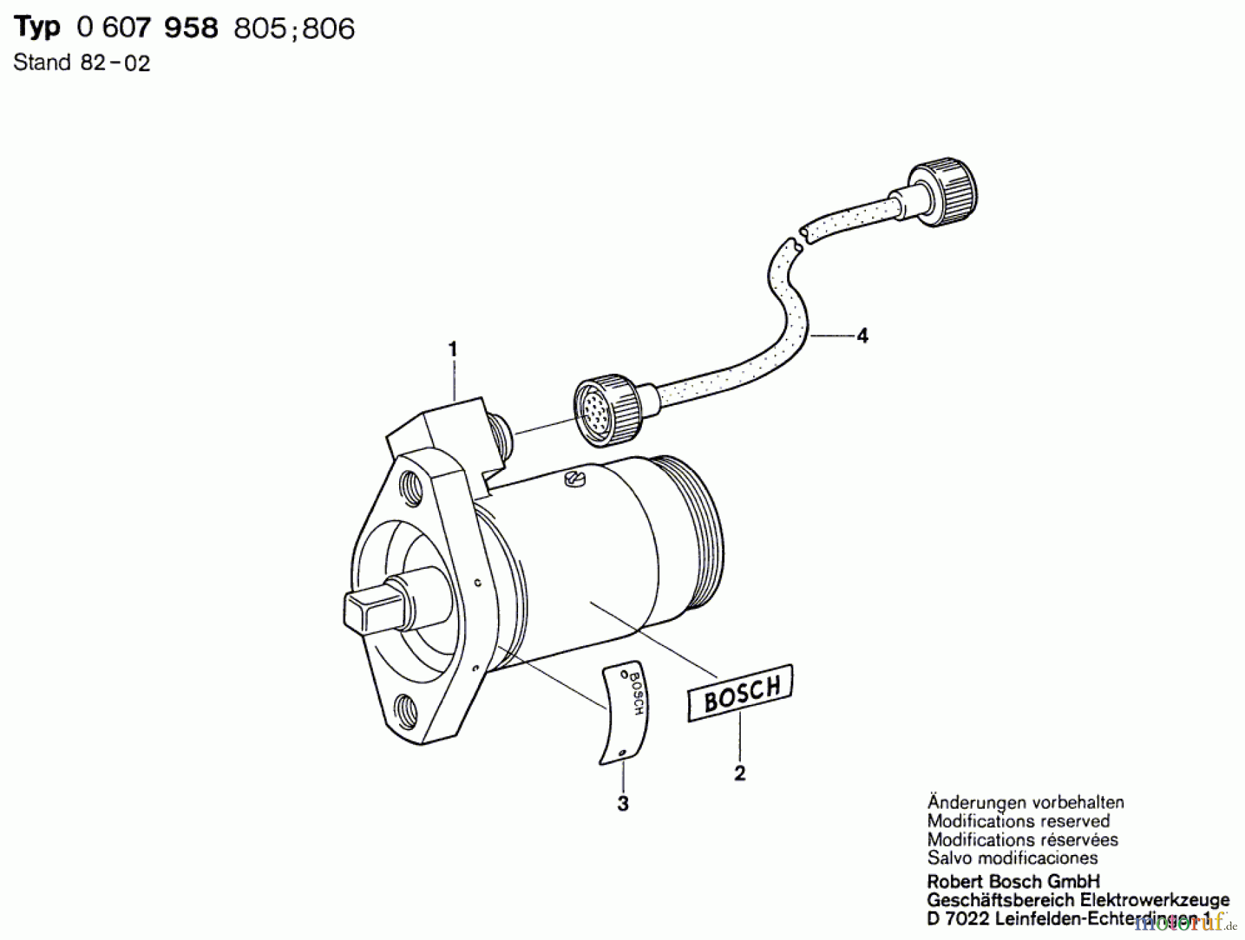  Bosch Werkzeug Messwertgeber ---- Seite 1