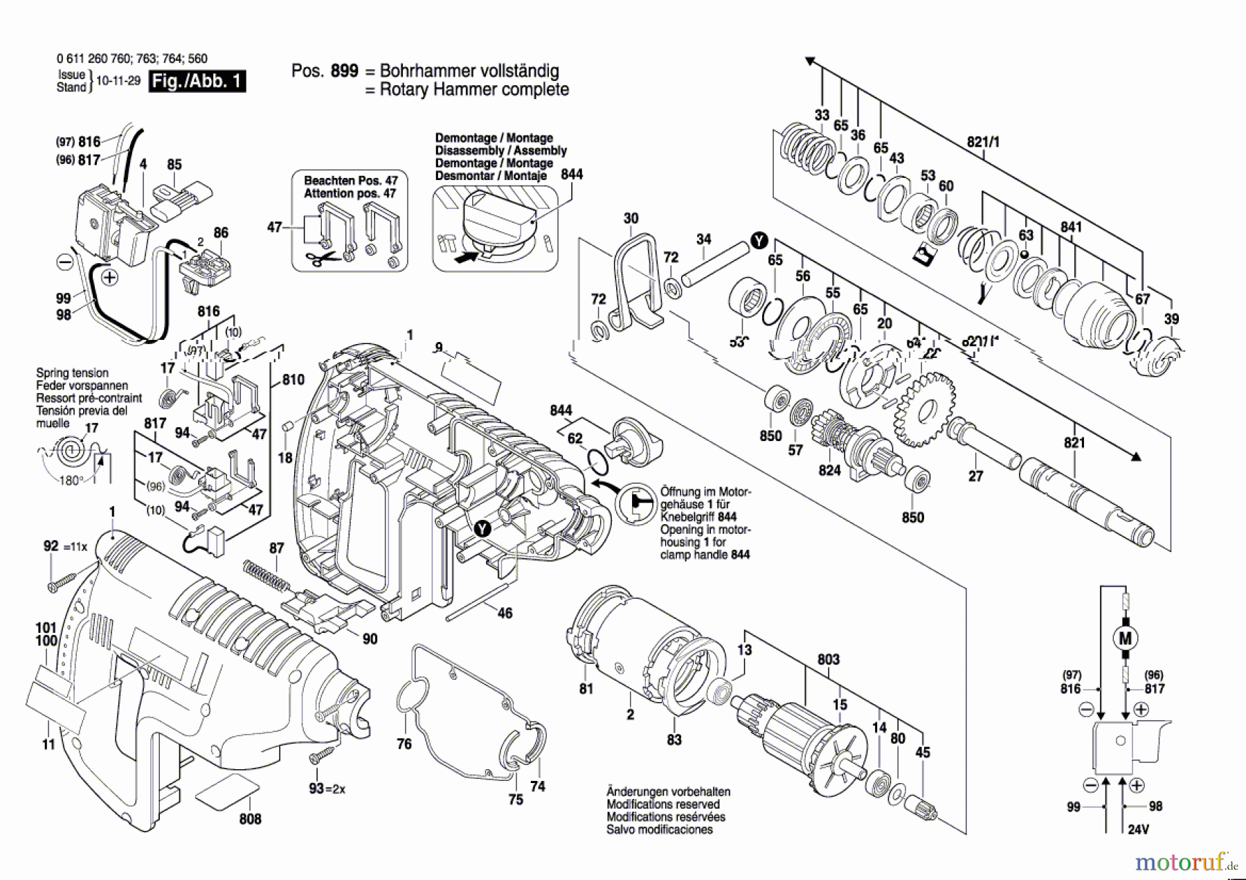 Bosch Akku Werkzeug Gw-Akku-Bohrhammer ABH 20-SLE Seite 1