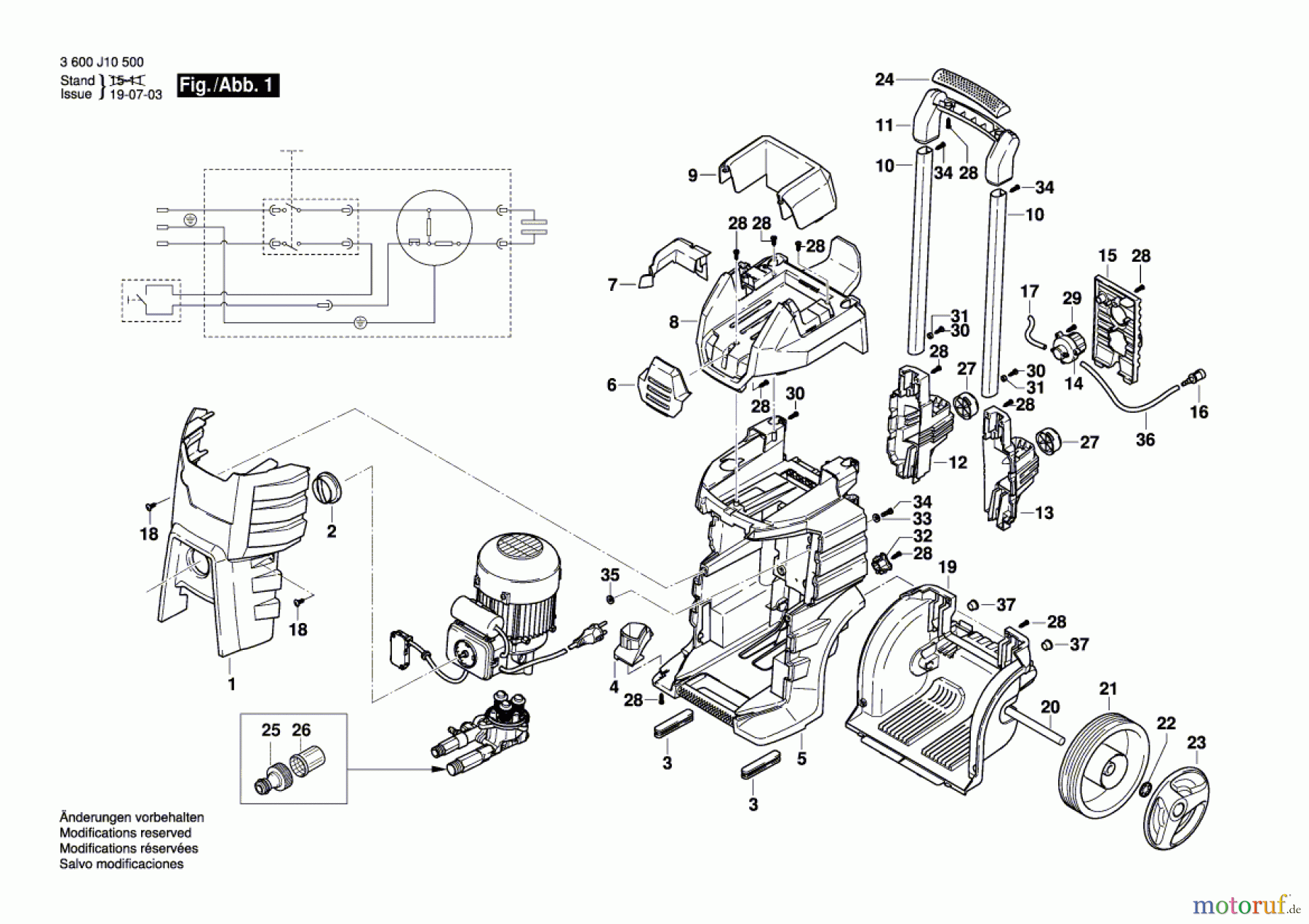  Bosch Wassertechnik Hochdruckreiniger GHP 5-65 Seite 1