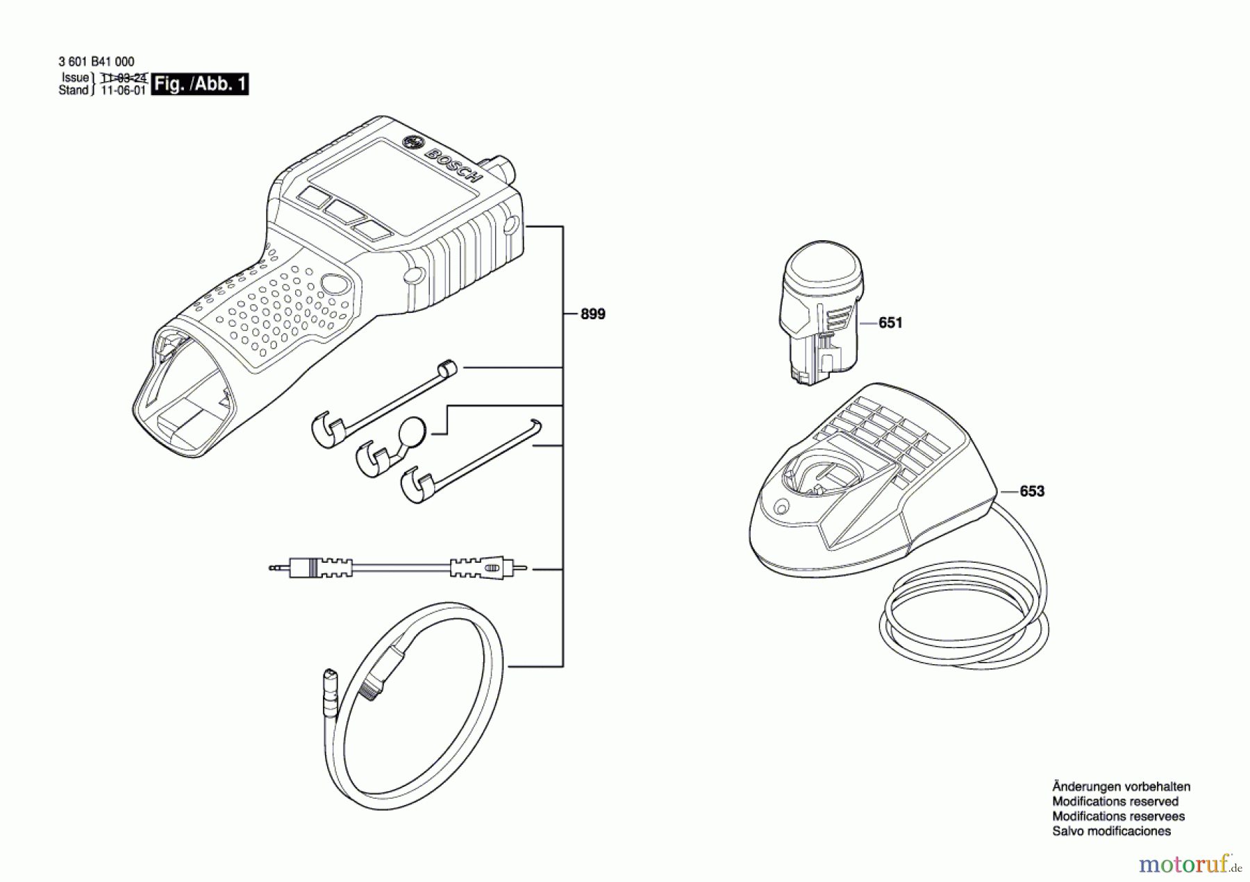Bosch Werkzeug Endoskop GOS 10,8 V-LI Seite 1