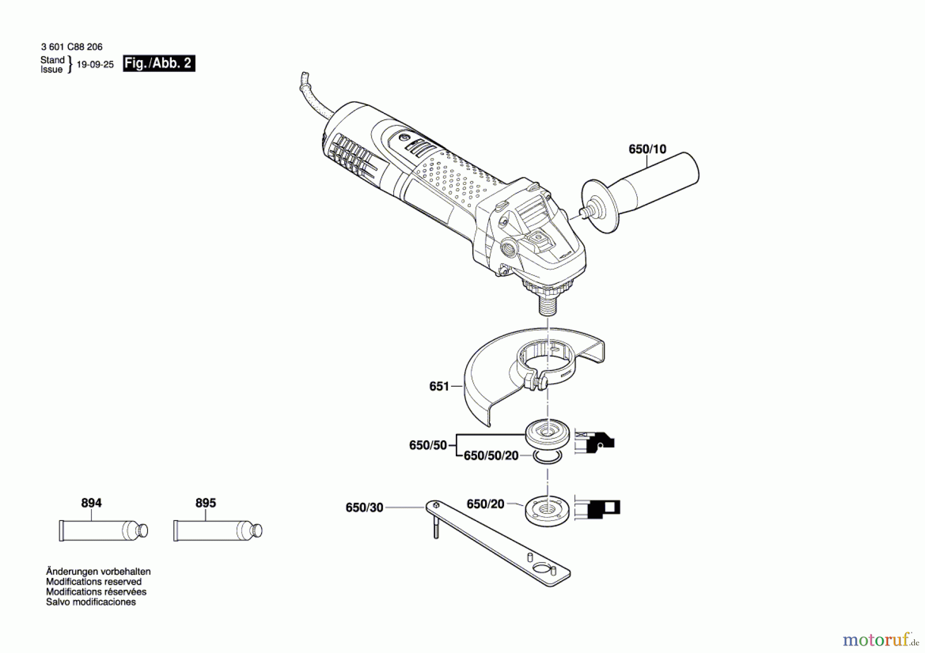  Bosch Werkzeug Winkelschleifer GWS 7-125 S Seite 2