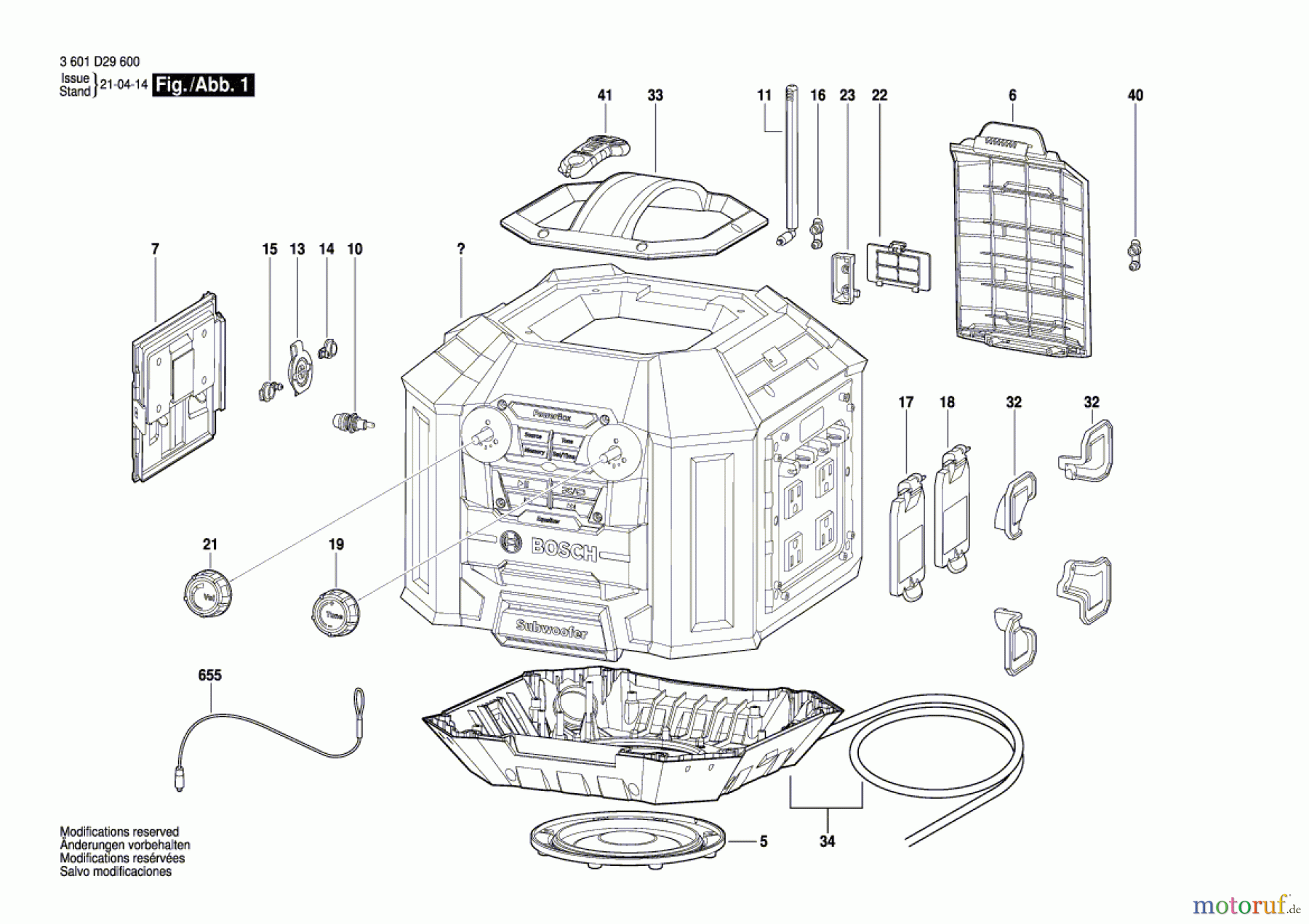 Bosch Werkzeug Power-Radiobox GML 50 Seite 1