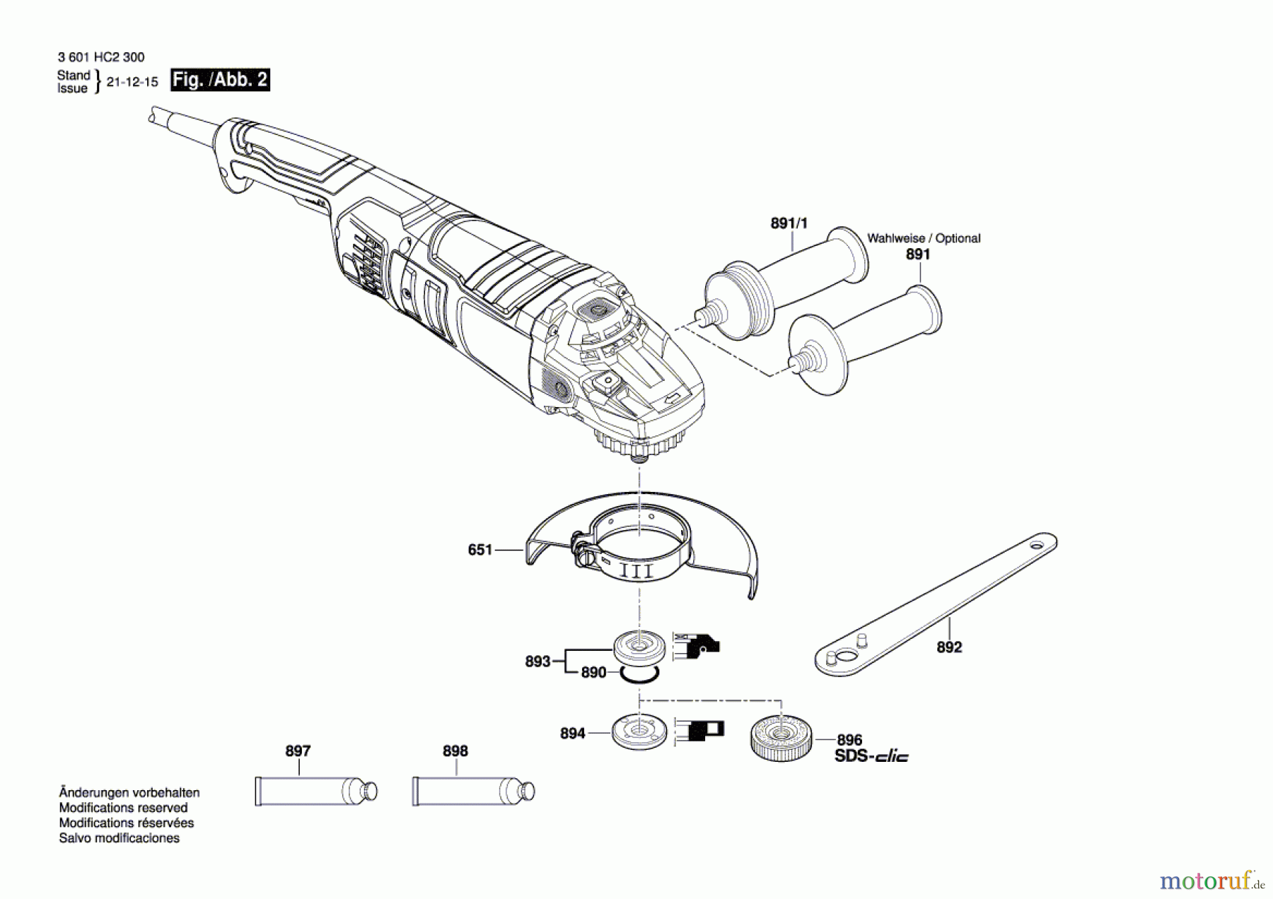  Bosch Werkzeug Winkelschleifer GWS 24-180JZ Seite 2