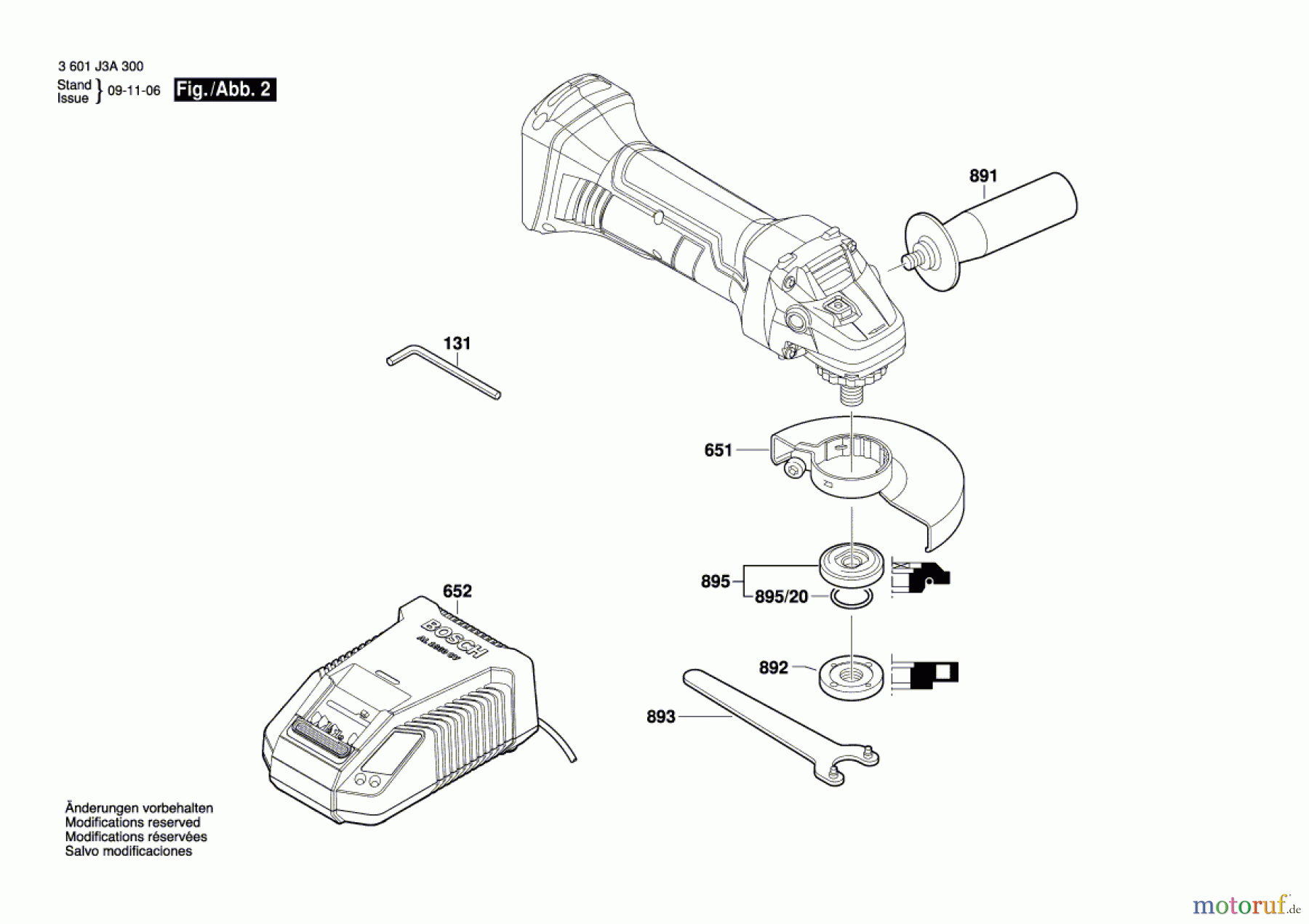 Bosch Akku Werkzeug Akku-Winkelschleifer GWS 18-125 V-LI Seite 2