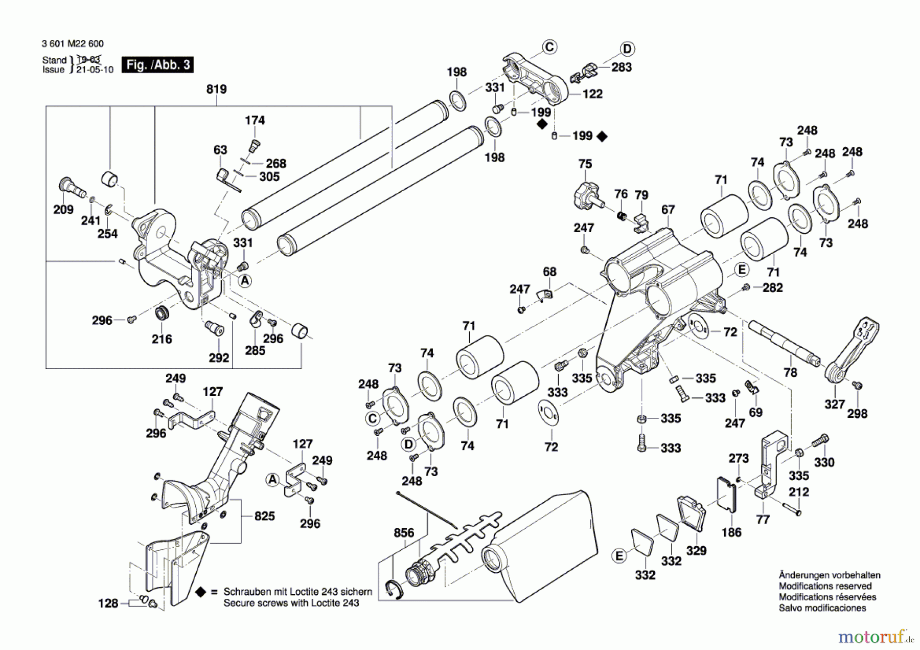 Bosch Werkzeug Kapp-/Gehrungssäge GCM 350-254 Seite 3