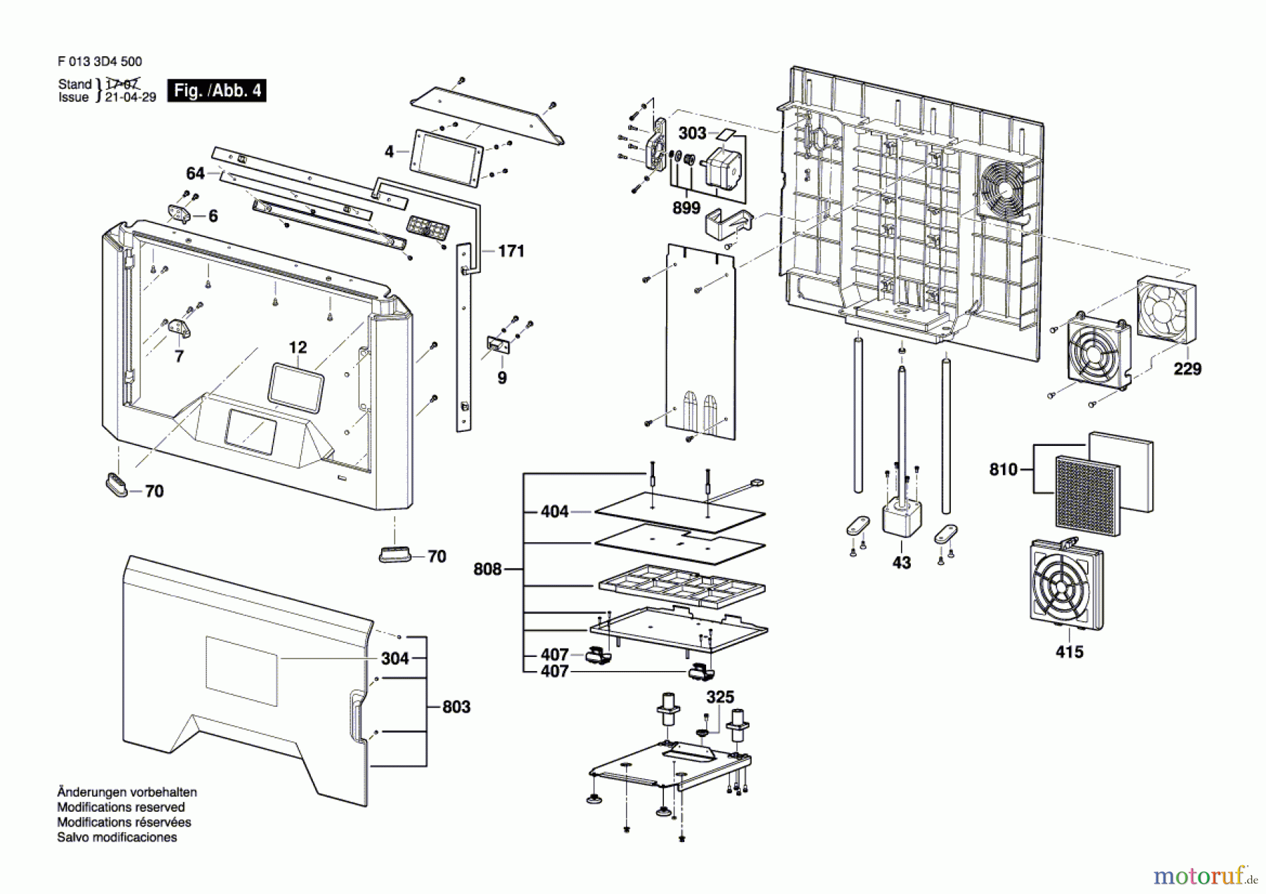  Bosch Werkzeug Drucker 3D45 Seite 4